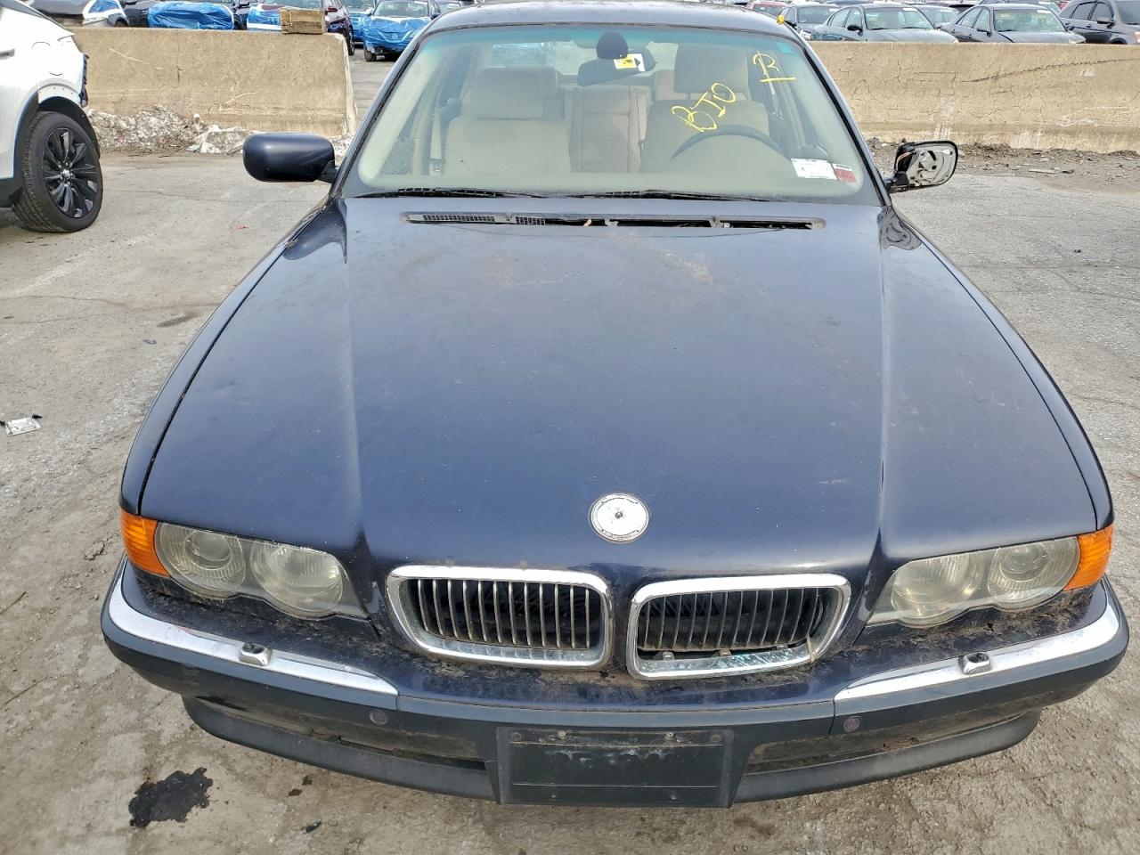 2000 Bmw 740 Il Blue vin: WBAGH8343YDP13089