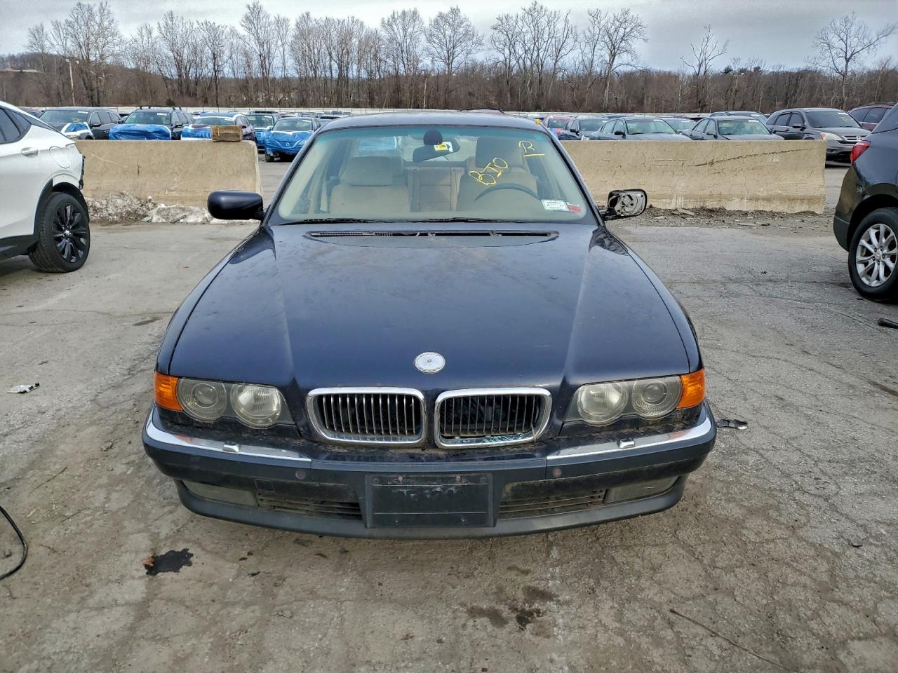 2000 Bmw 740 Il Blue vin: WBAGH8343YDP13089