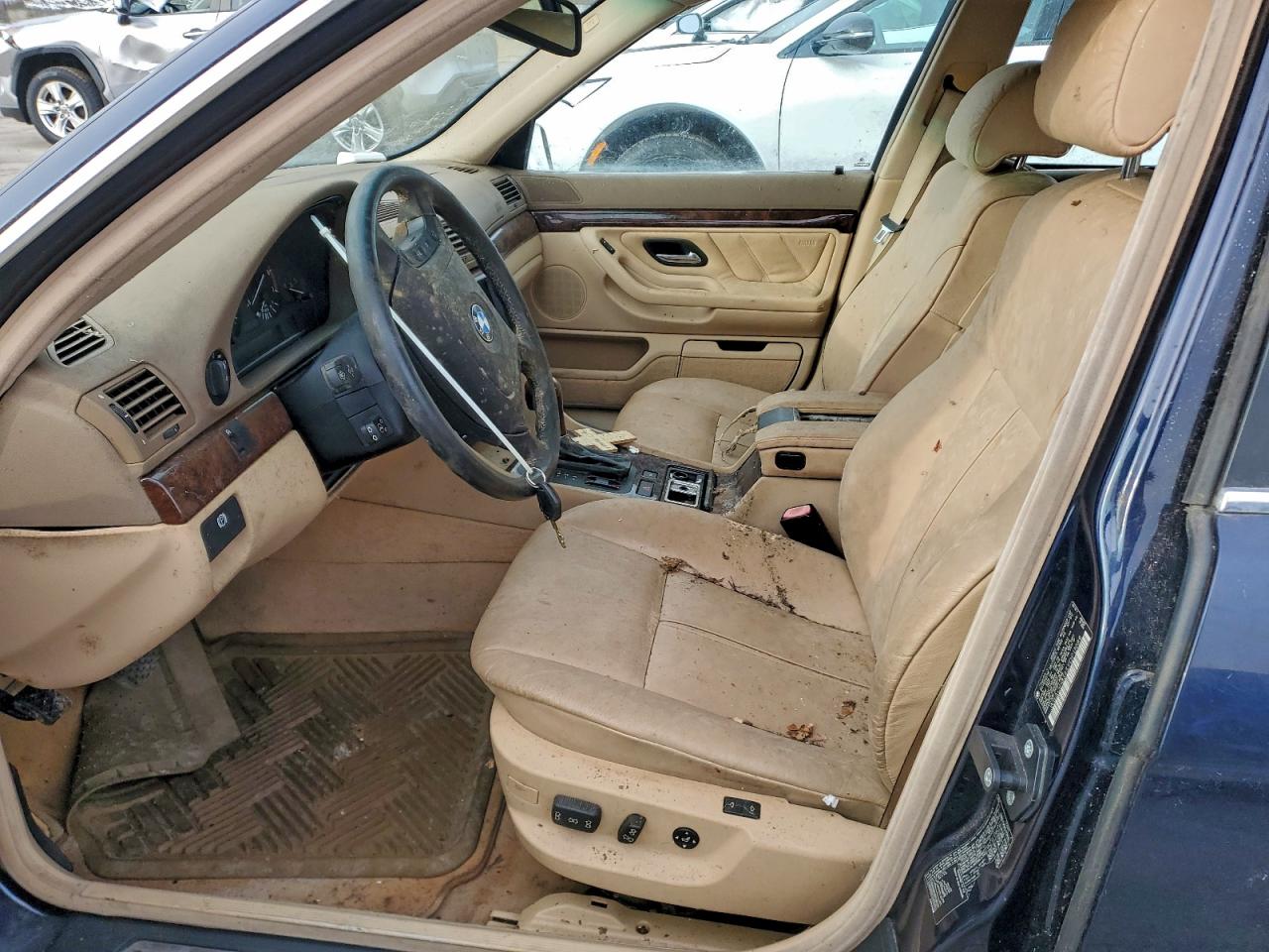 2000 Bmw 740 Il Blue vin: WBAGH8343YDP13089