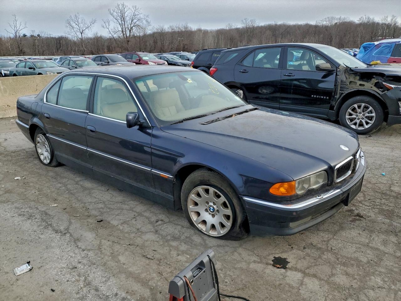 2000 Bmw 740 Il Blue vin: WBAGH8343YDP13089