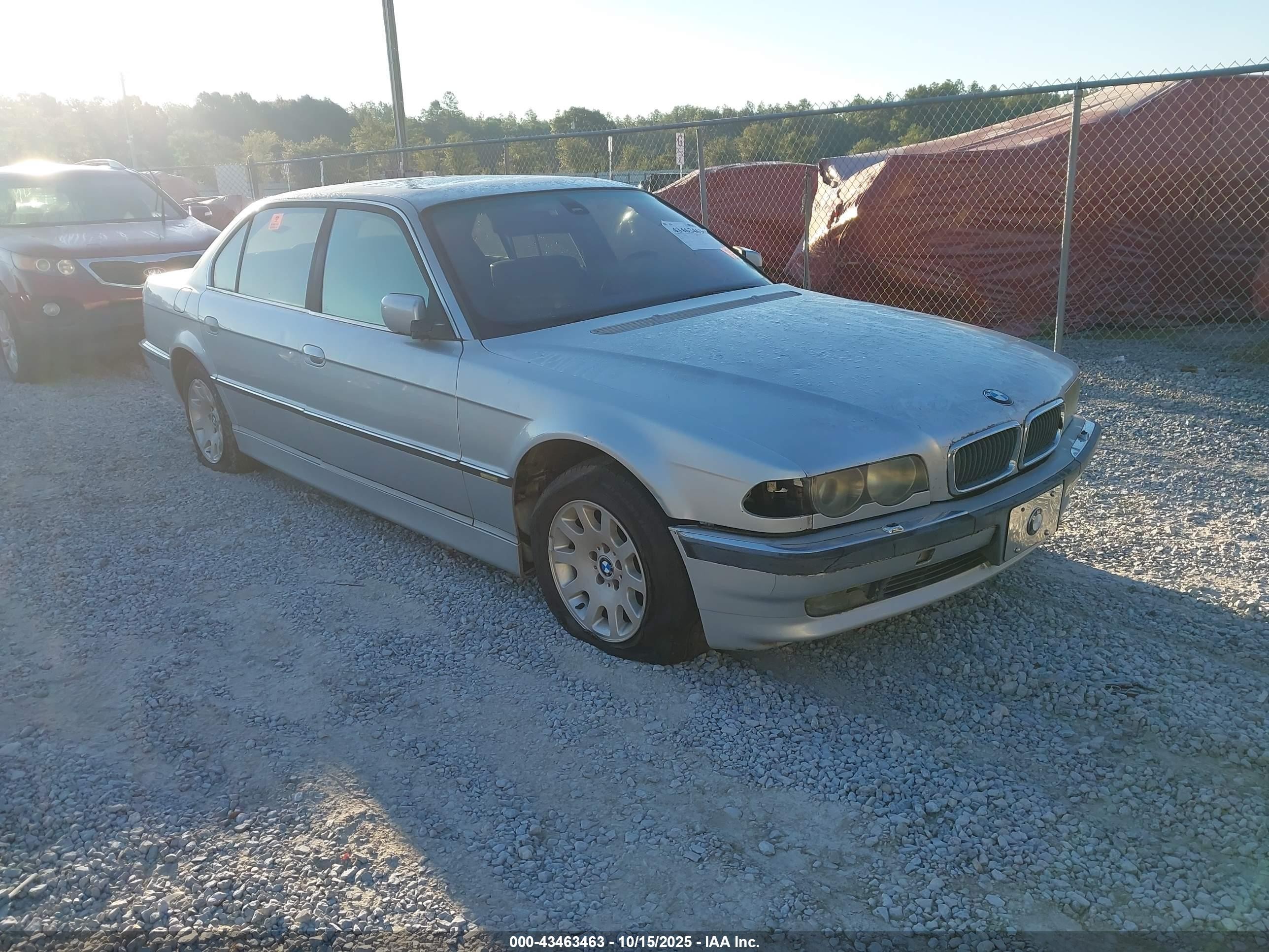 2001 Bmw 740il   Silver vin: WBAGH83441DP20011