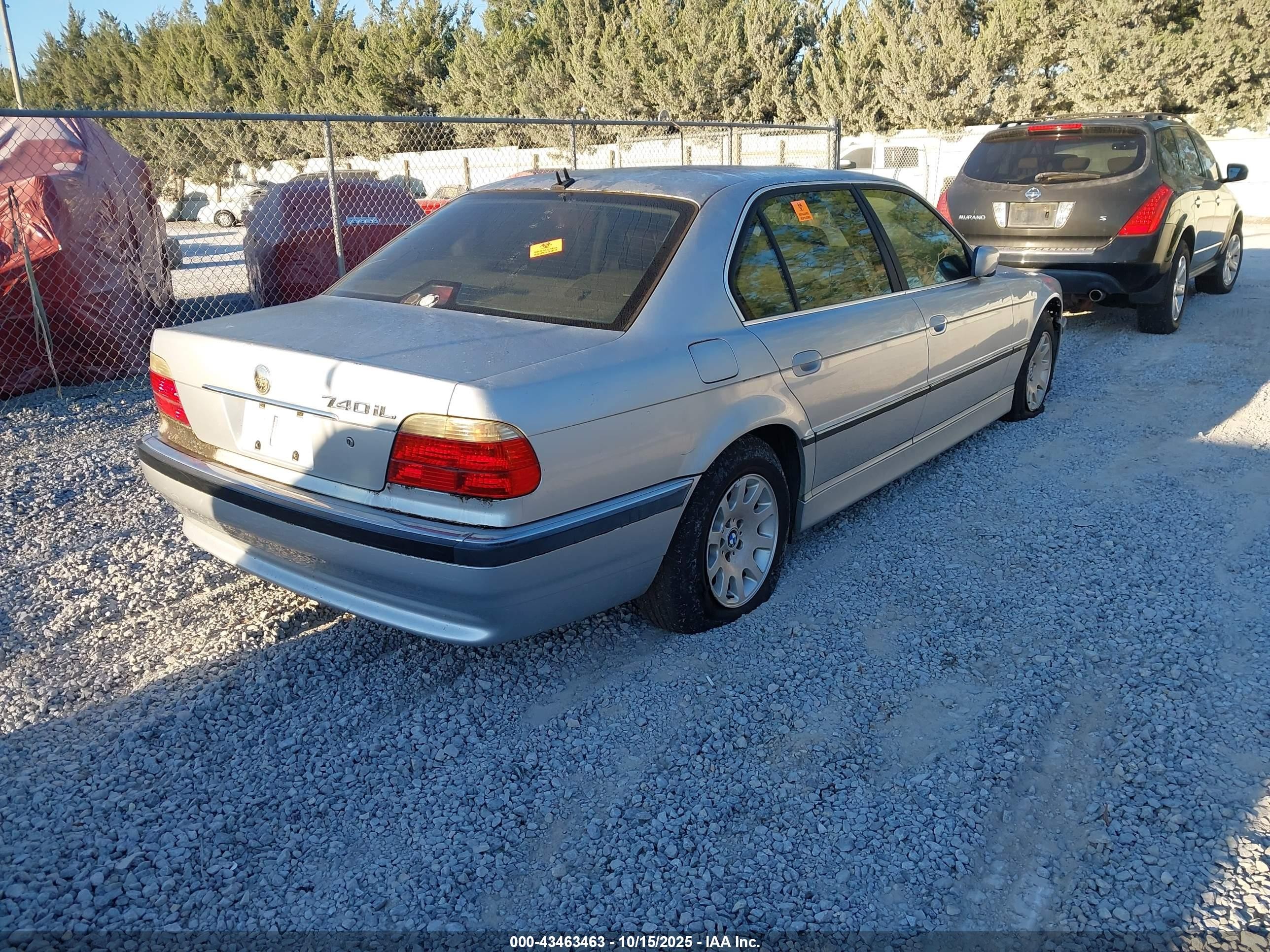 2001 Bmw 740il   Silver vin: WBAGH83441DP20011