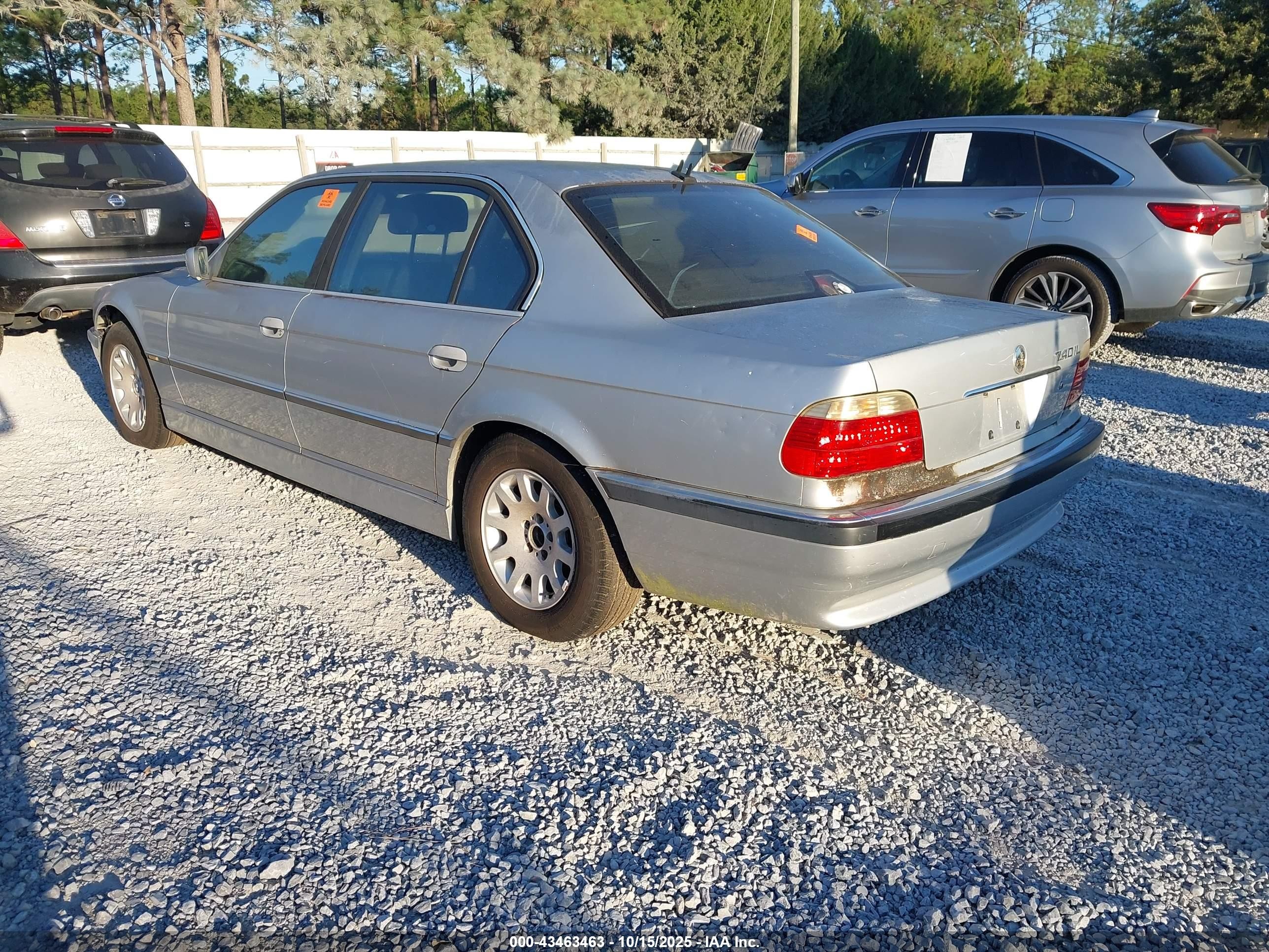 2001 Bmw 740il   Silver vin: WBAGH83441DP20011