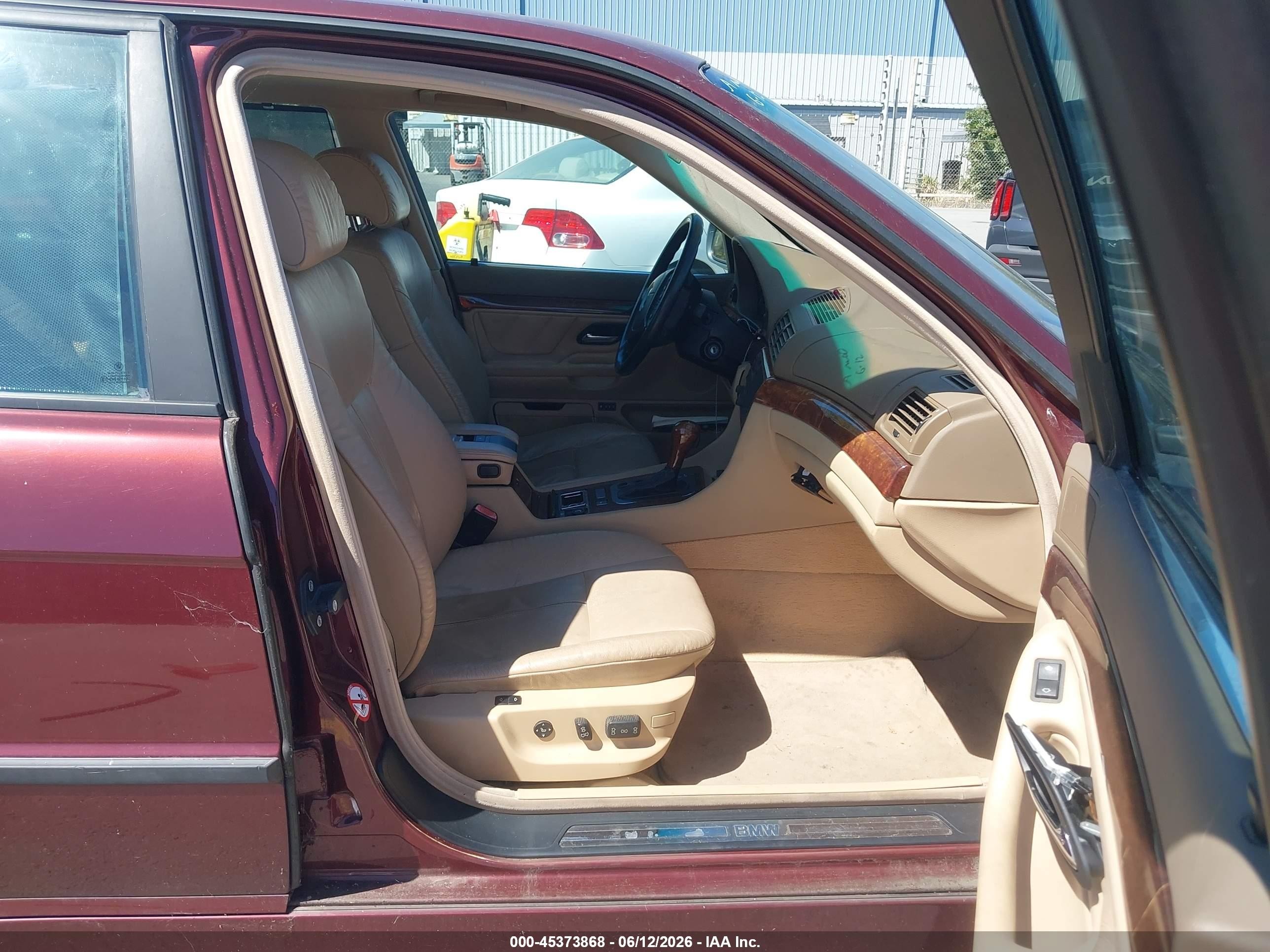 2001 Bmw 740il   Red vin: WBAGH83441DP21546