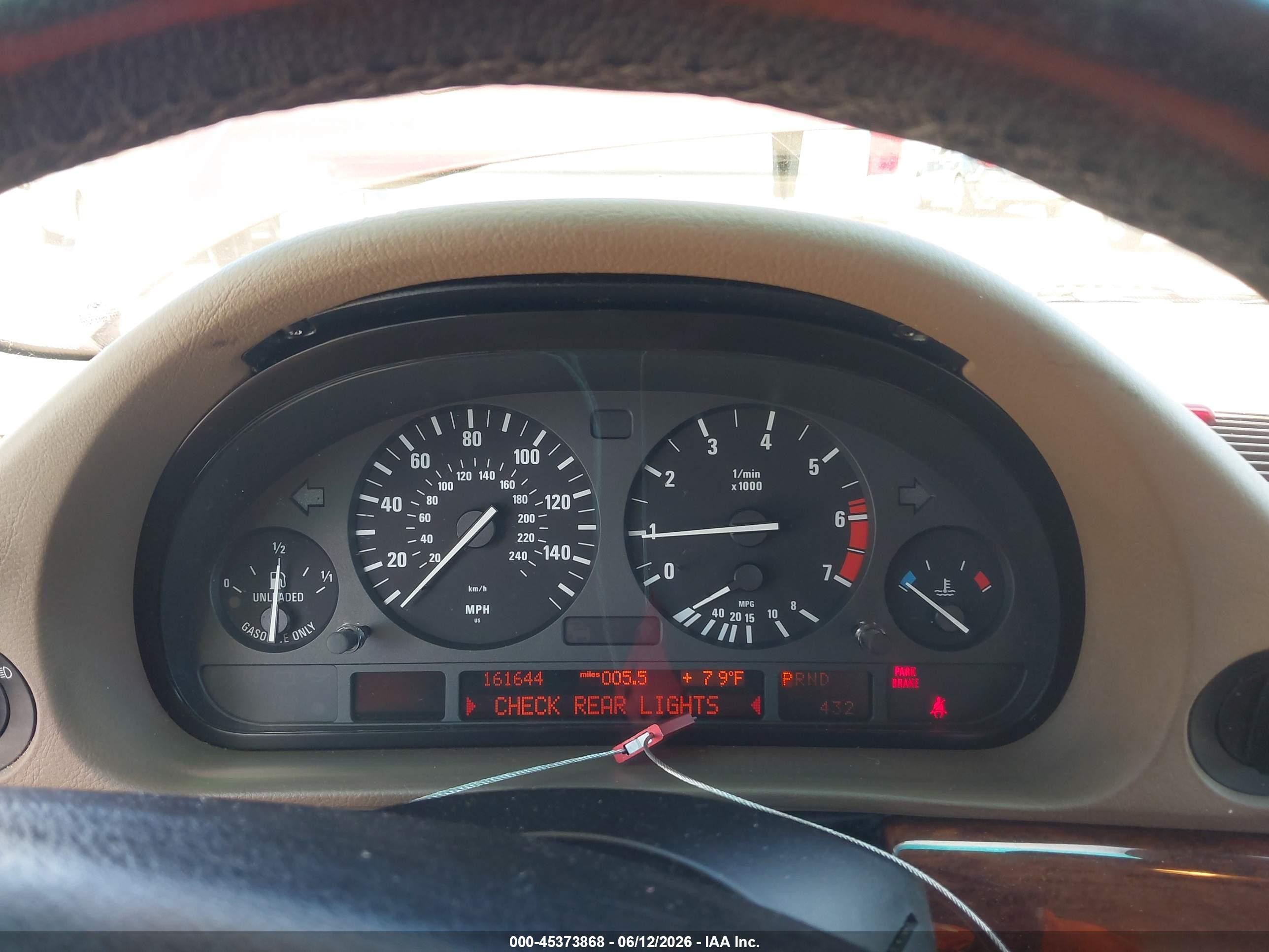 2001 Bmw 740il   Red vin: WBAGH83441DP21546
