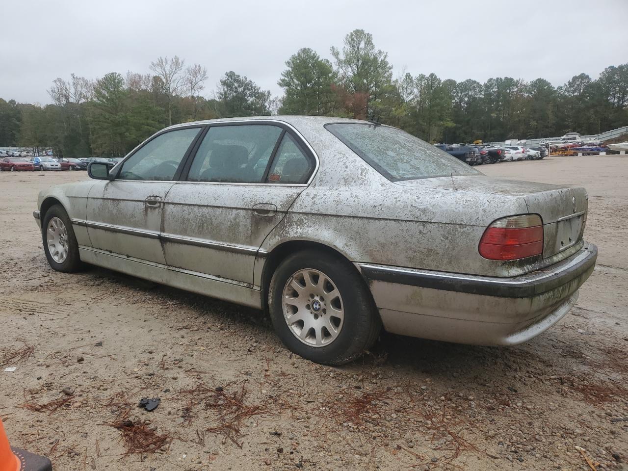 2001 Bmw 740 Il Silver vin: WBAGH83441DP28836