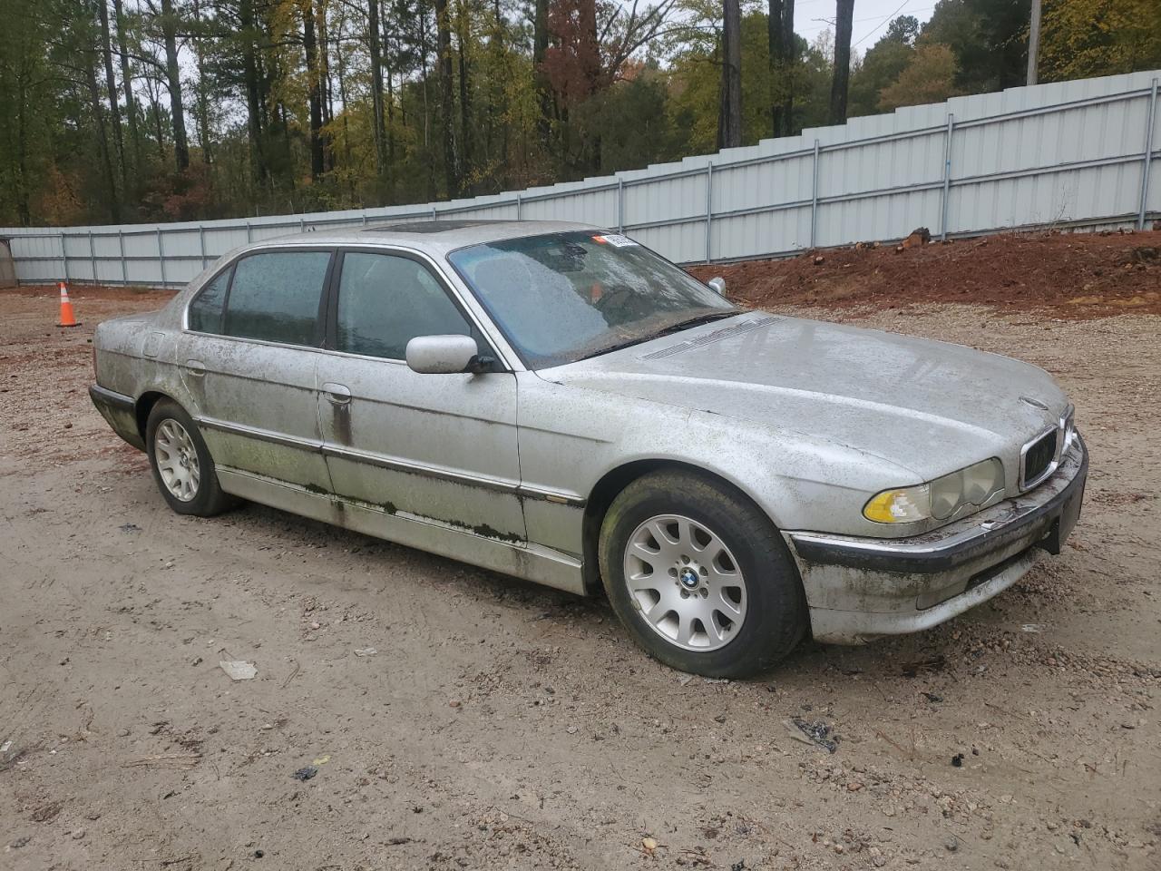 2001 Bmw 740 Il Silver vin: WBAGH83441DP28836