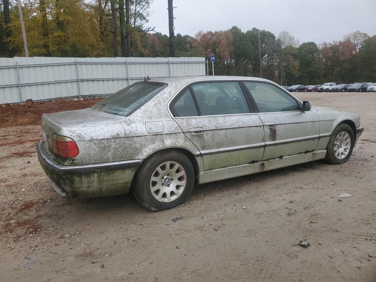 2001 Bmw 740 Il Silver vin: WBAGH83441DP28836