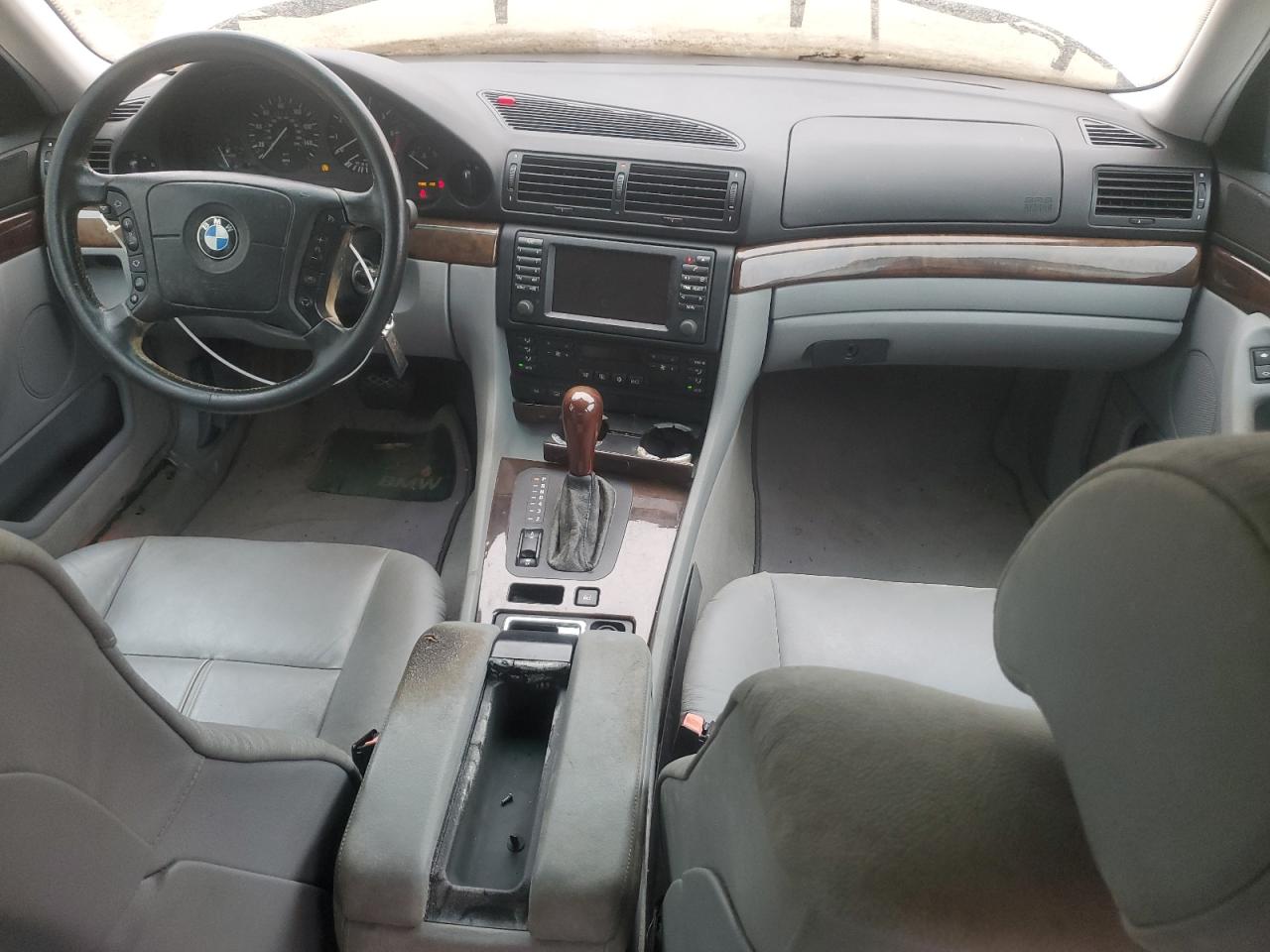 2001 Bmw 740 Il Silver vin: WBAGH83441DP28836