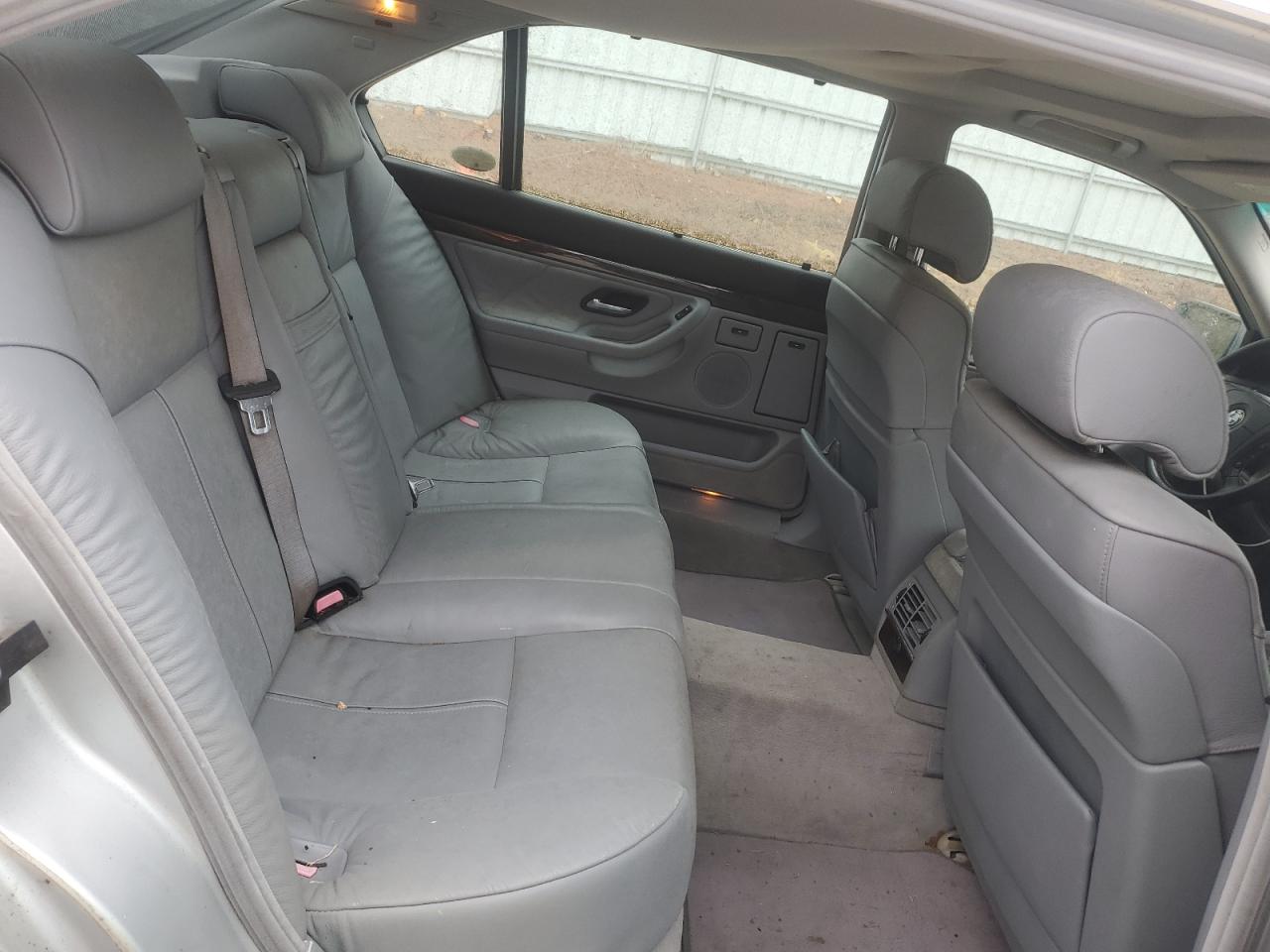 2001 Bmw 740 Il Silver vin: WBAGH83441DP28836