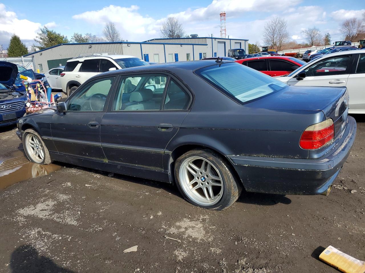 2001 Bmw 740 Il Blue vin: WBAGH83441DP31672