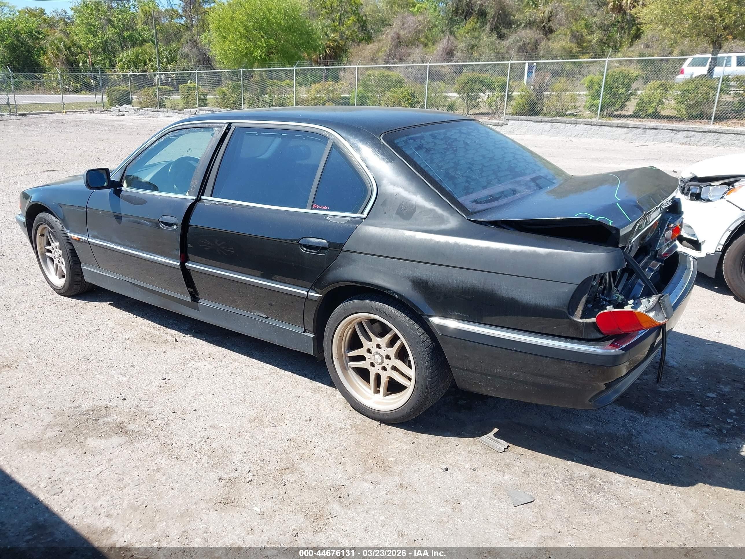 2000 Bmw 740il   Black vin: WBAGH8344YDP09519