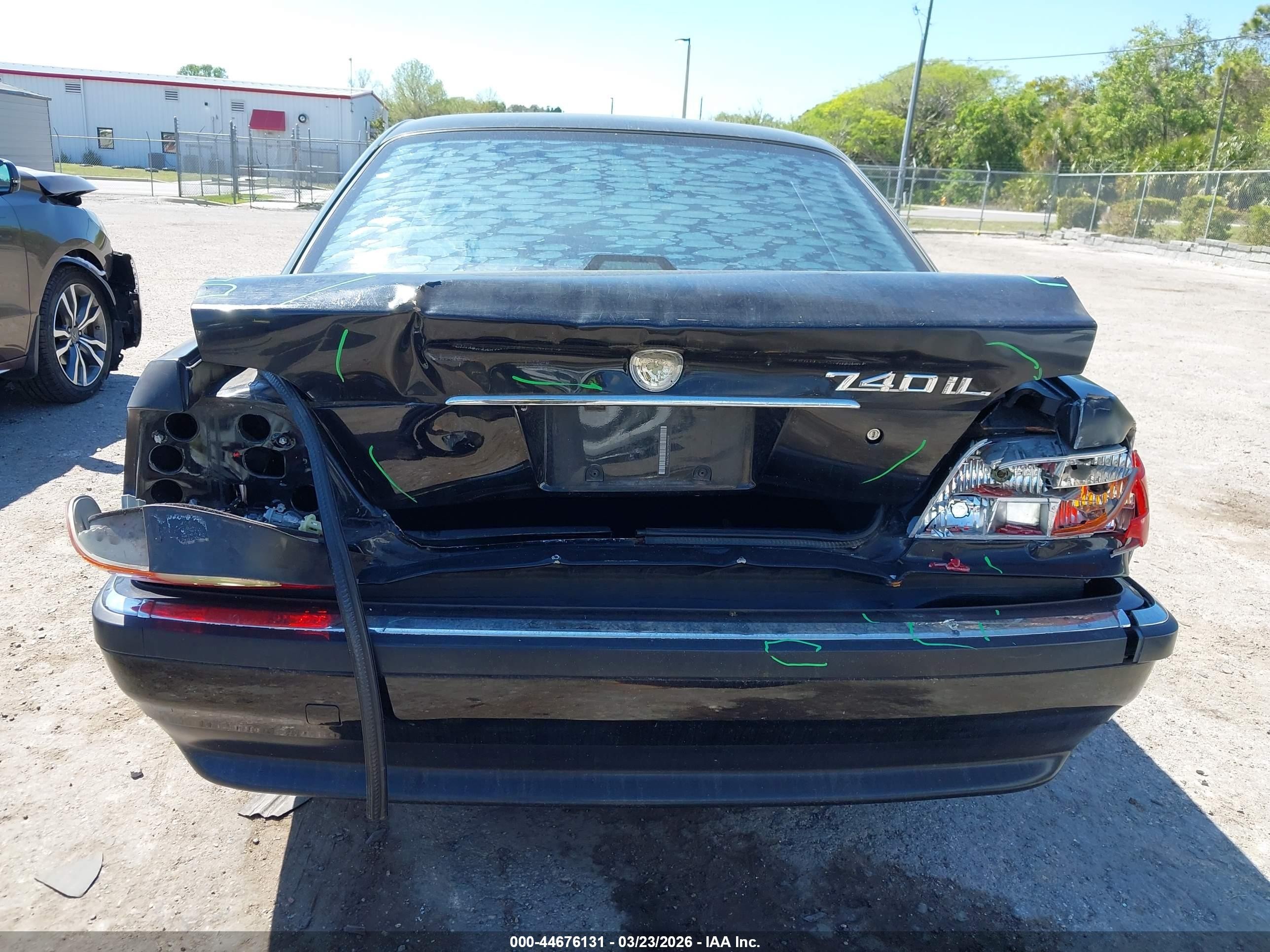 2000 Bmw 740il   Black vin: WBAGH8344YDP09519