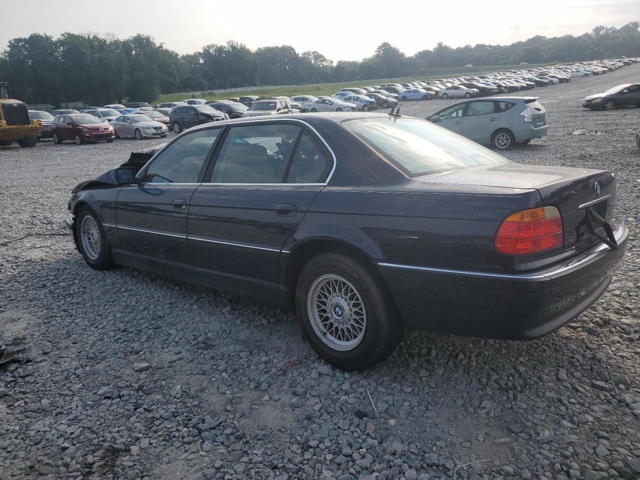 2000 Bmw 740 Il Blue vin: WBAGH8344YDP11741