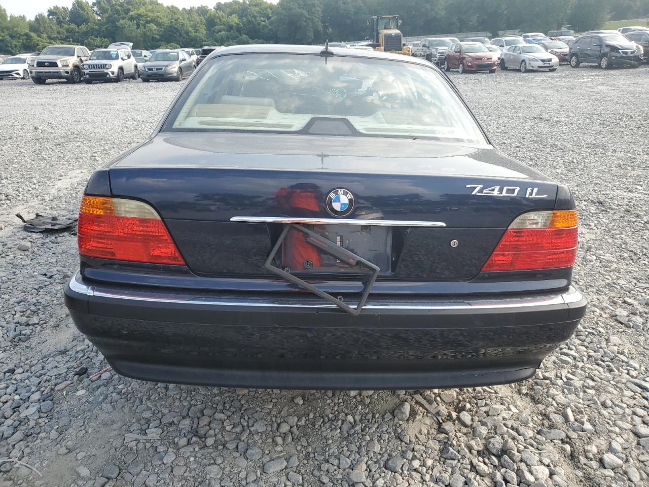 2000 Bmw 740 Il Blue vin: WBAGH8344YDP11741