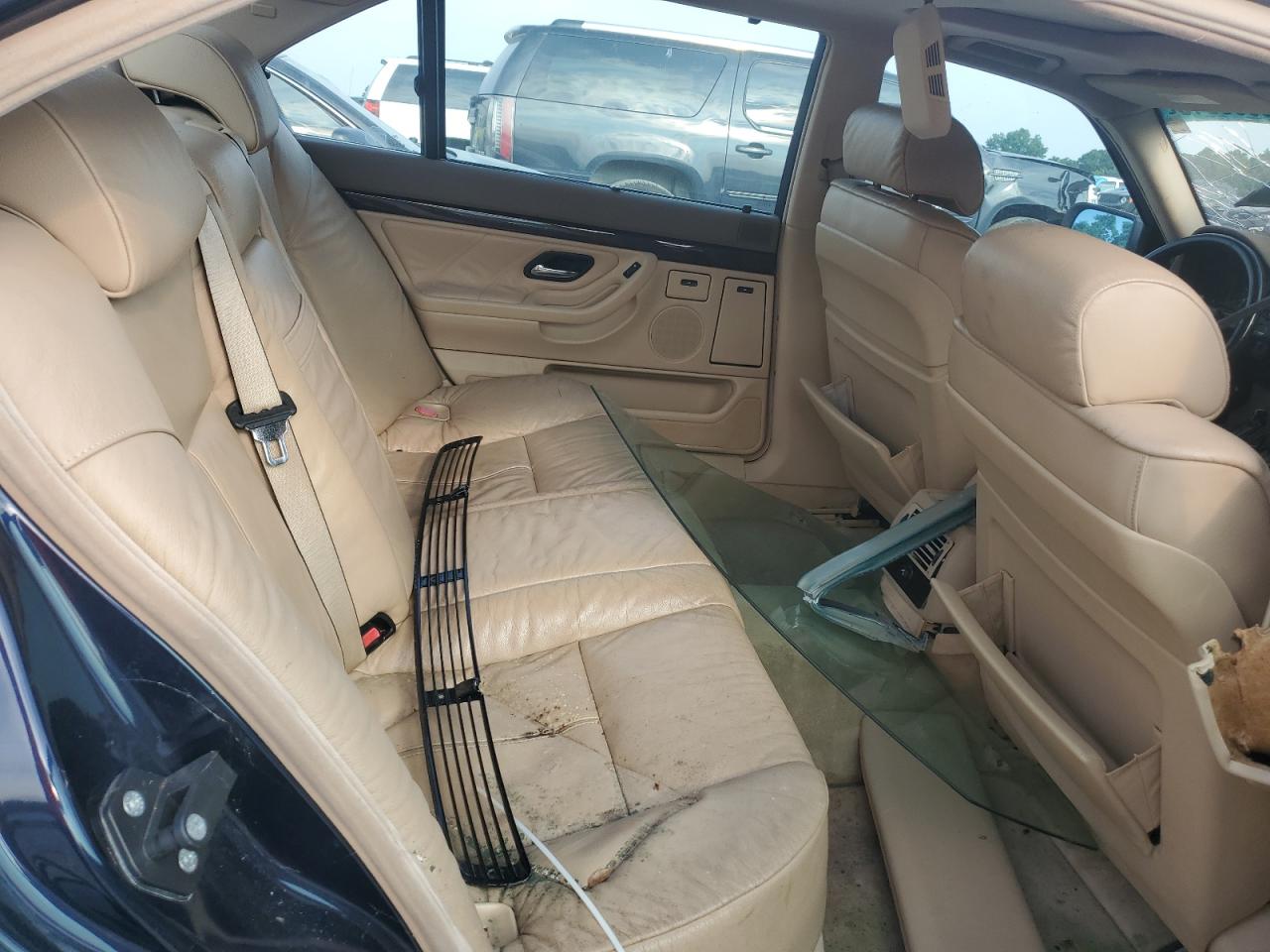 2000 Bmw 740 Il Blue vin: WBAGH8344YDP11741