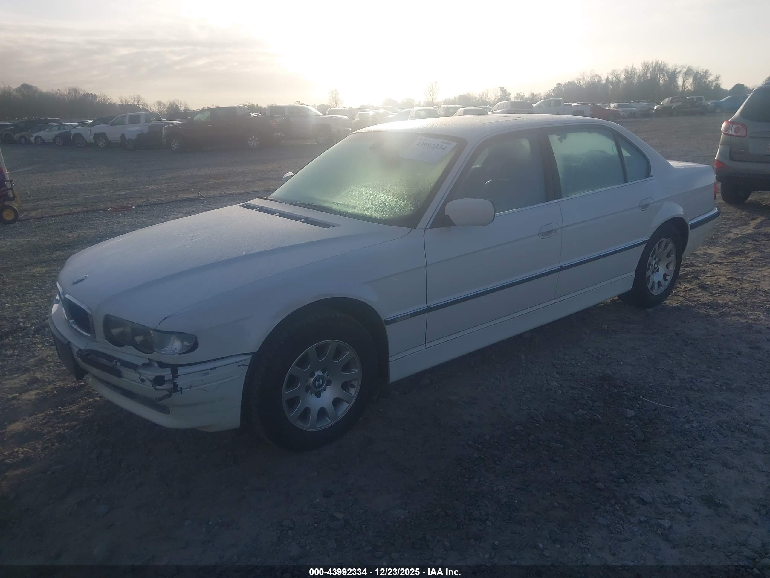 2001 Bmw 740il   Белый vin: WBAGH83451DP20194
