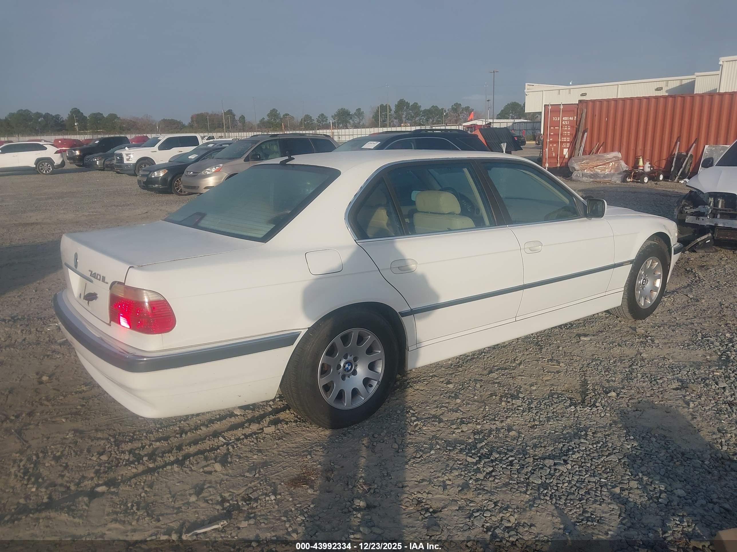 2001 Bmw 740il   Белый vin: WBAGH83451DP20194