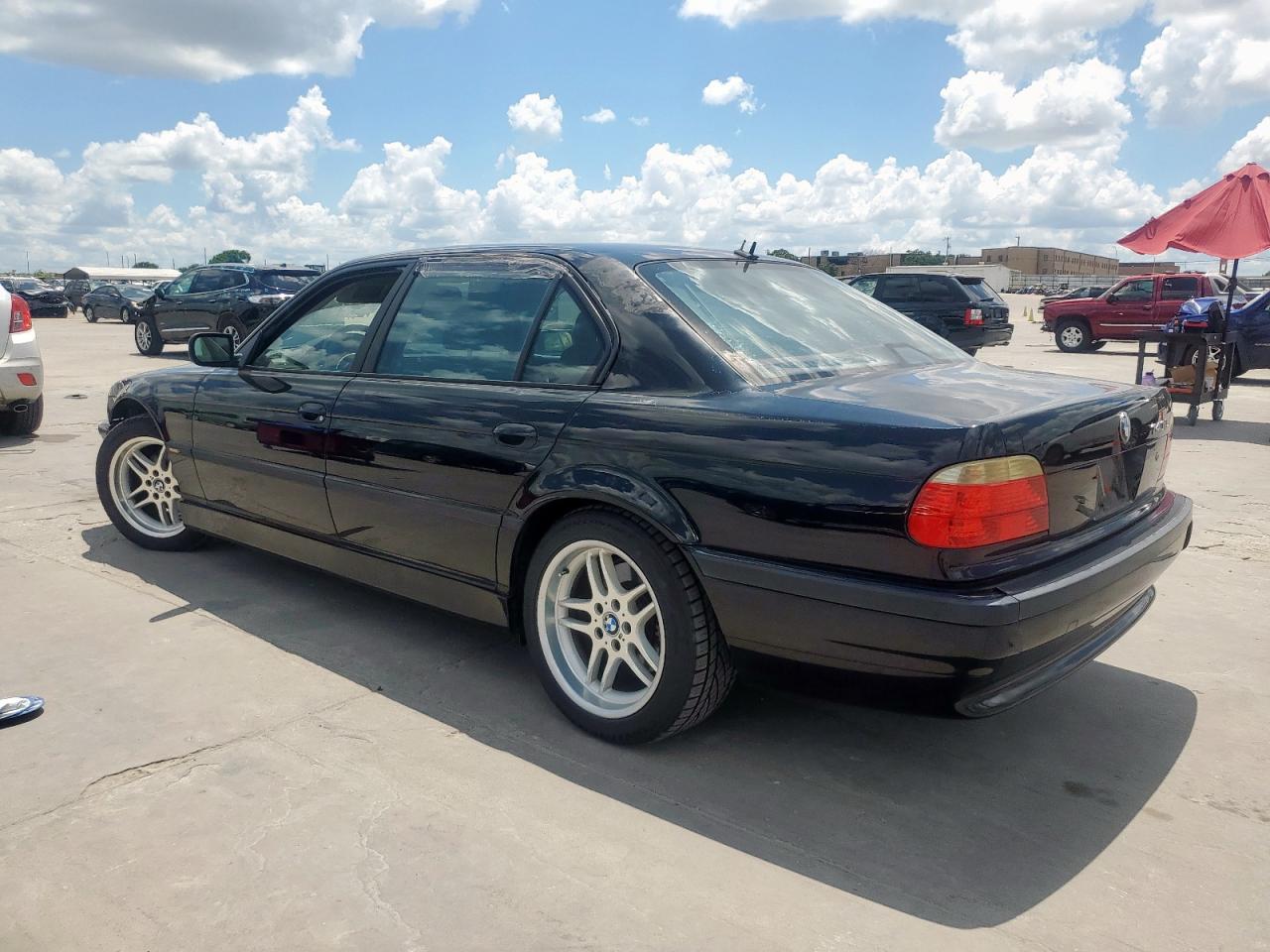 2001 Bmw 740 Il Black vin: WBAGH83451DP28702