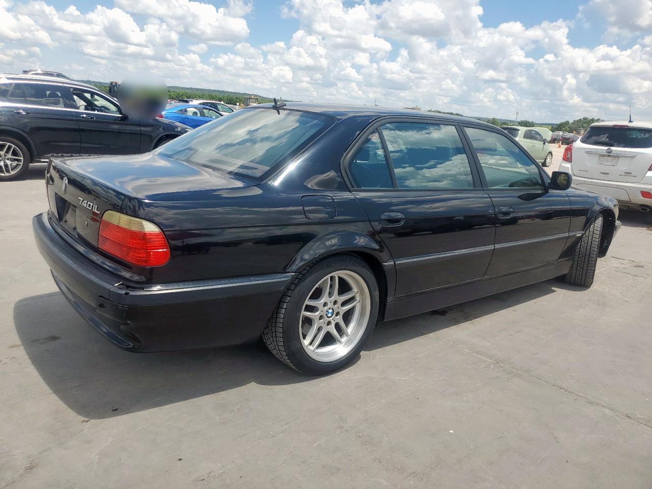 2001 Bmw 740 Il Black vin: WBAGH83451DP28702