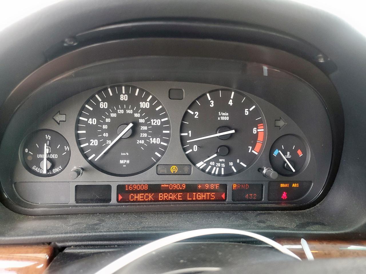 2001 Bmw 740 Il Black vin: WBAGH83451DP28702