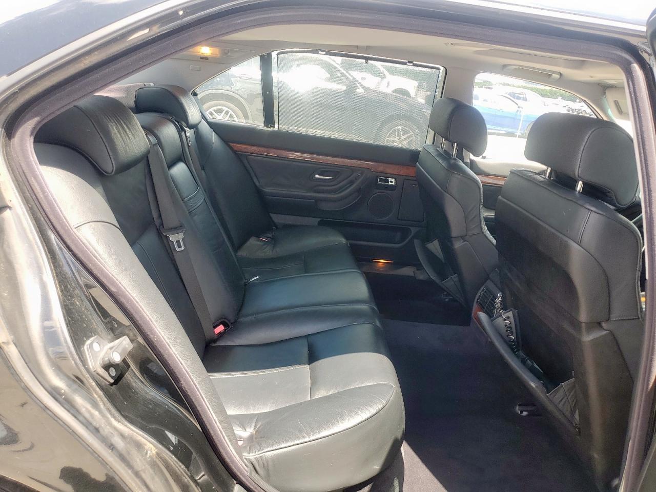 2001 Bmw 740 Il Black vin: WBAGH83451DP28702