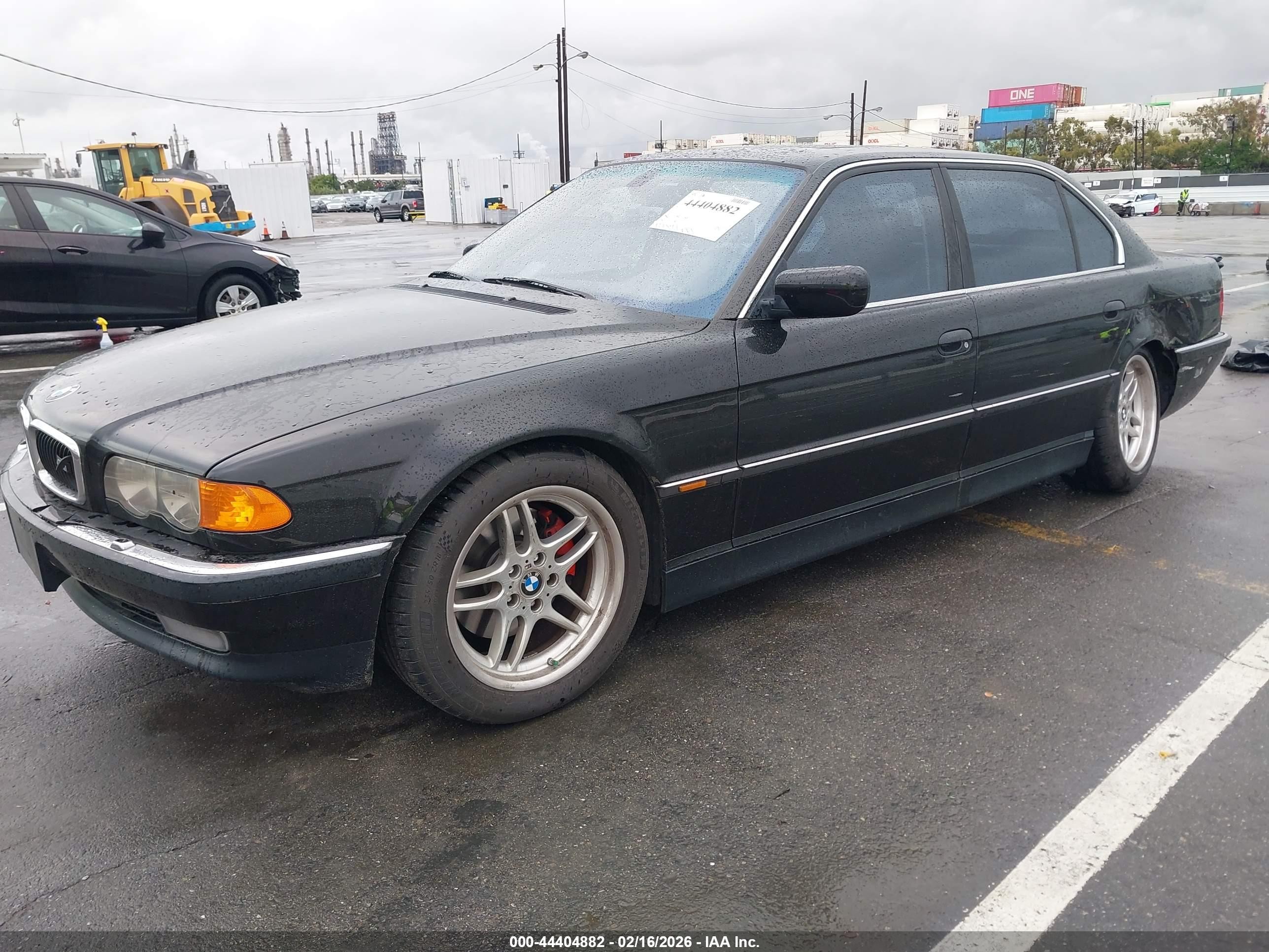 2000 Bmw 740il   Black vin: WBAGH8345YDP11120