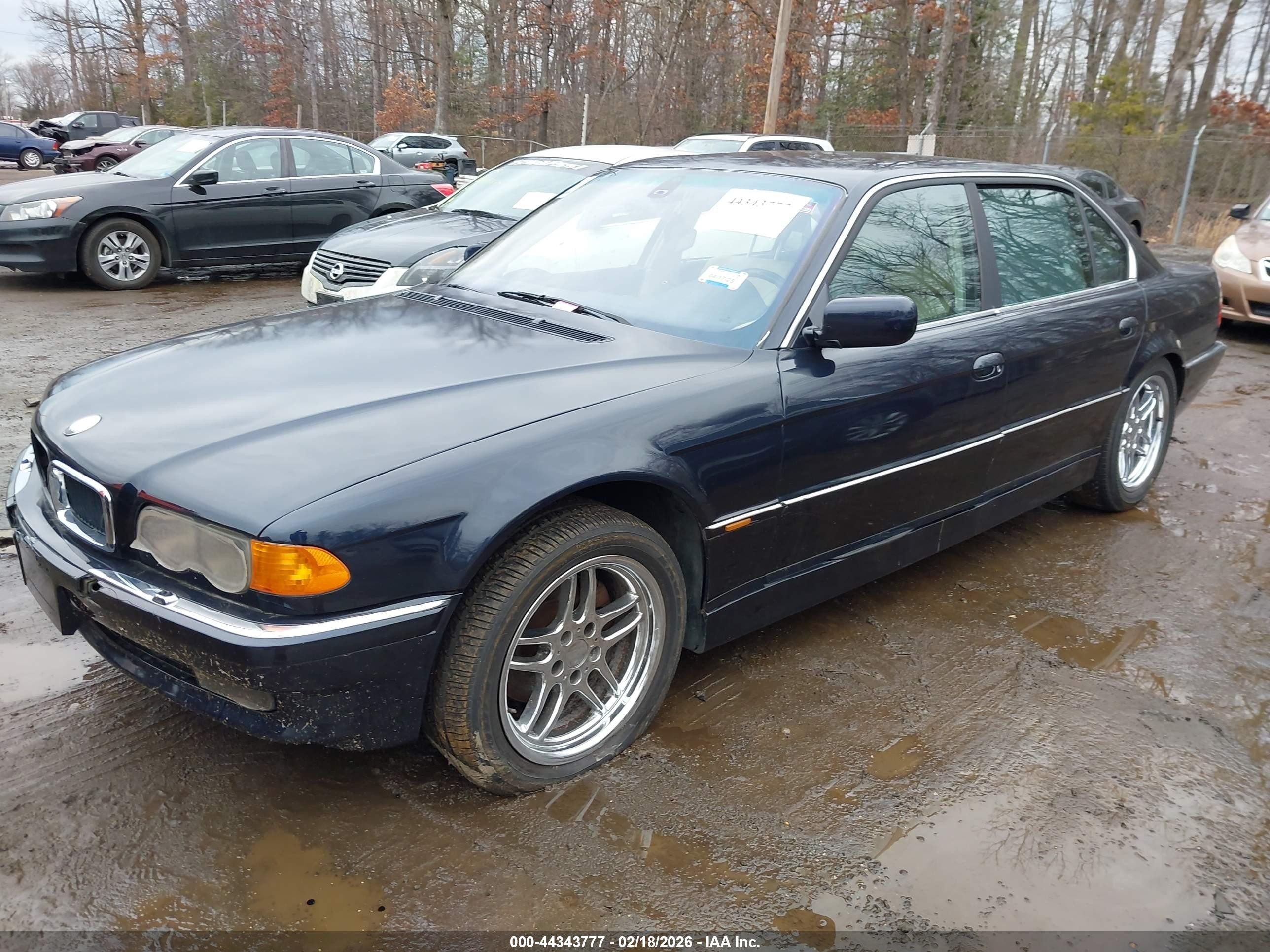 2000 Bmw 740il   Blue vin: WBAGH8345YDP11134