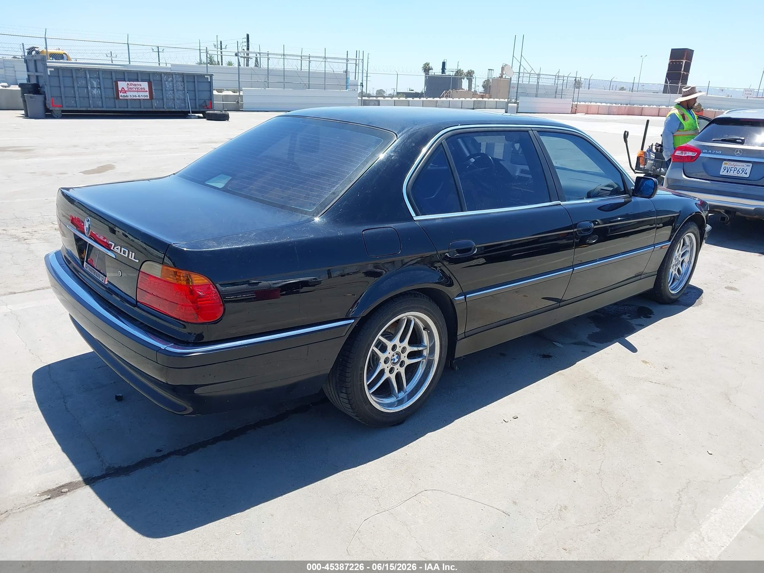 2000 Bmw 740il   Black vin: WBAGH8346YDP13751