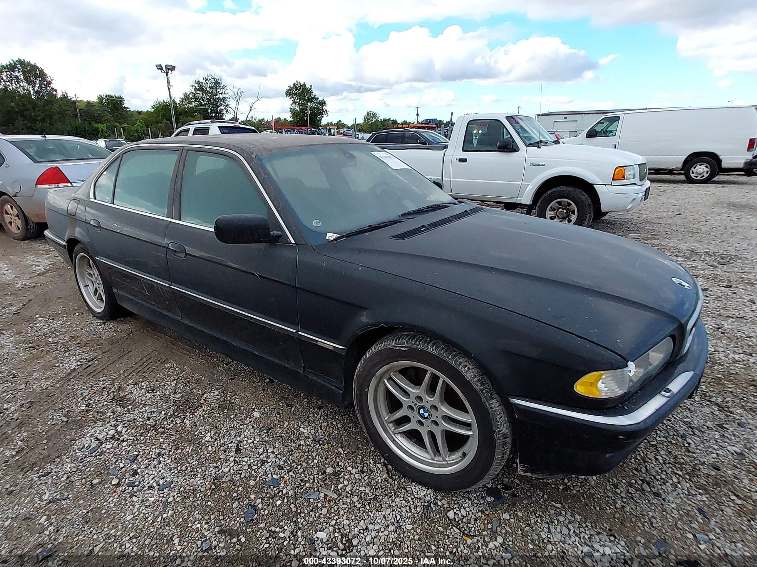2001 Bmw 740il   Black vin: WBAGH83471DP23758