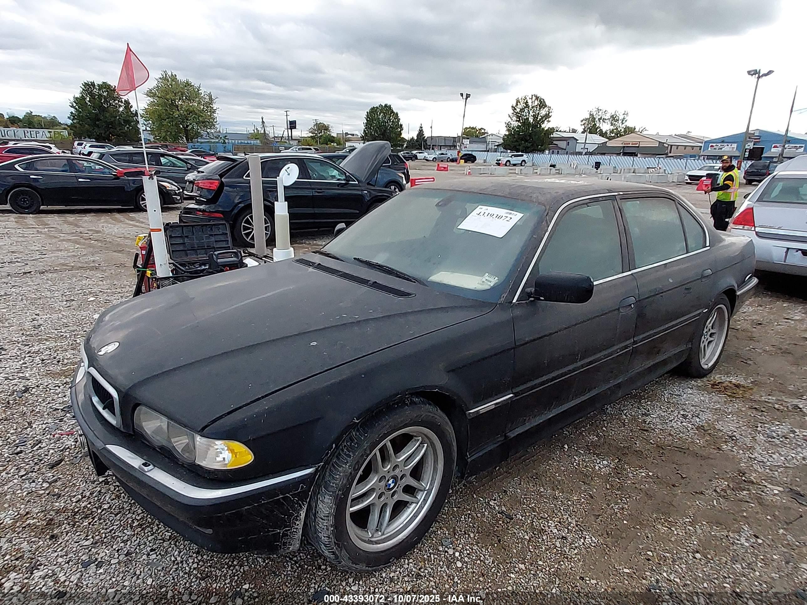 2001 Bmw 740il   Black vin: WBAGH83471DP23758