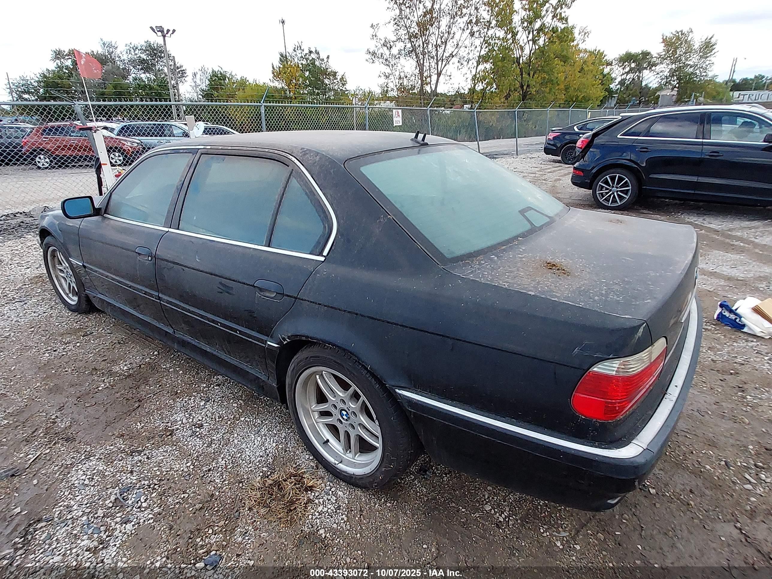 2001 Bmw 740il   Black vin: WBAGH83471DP23758