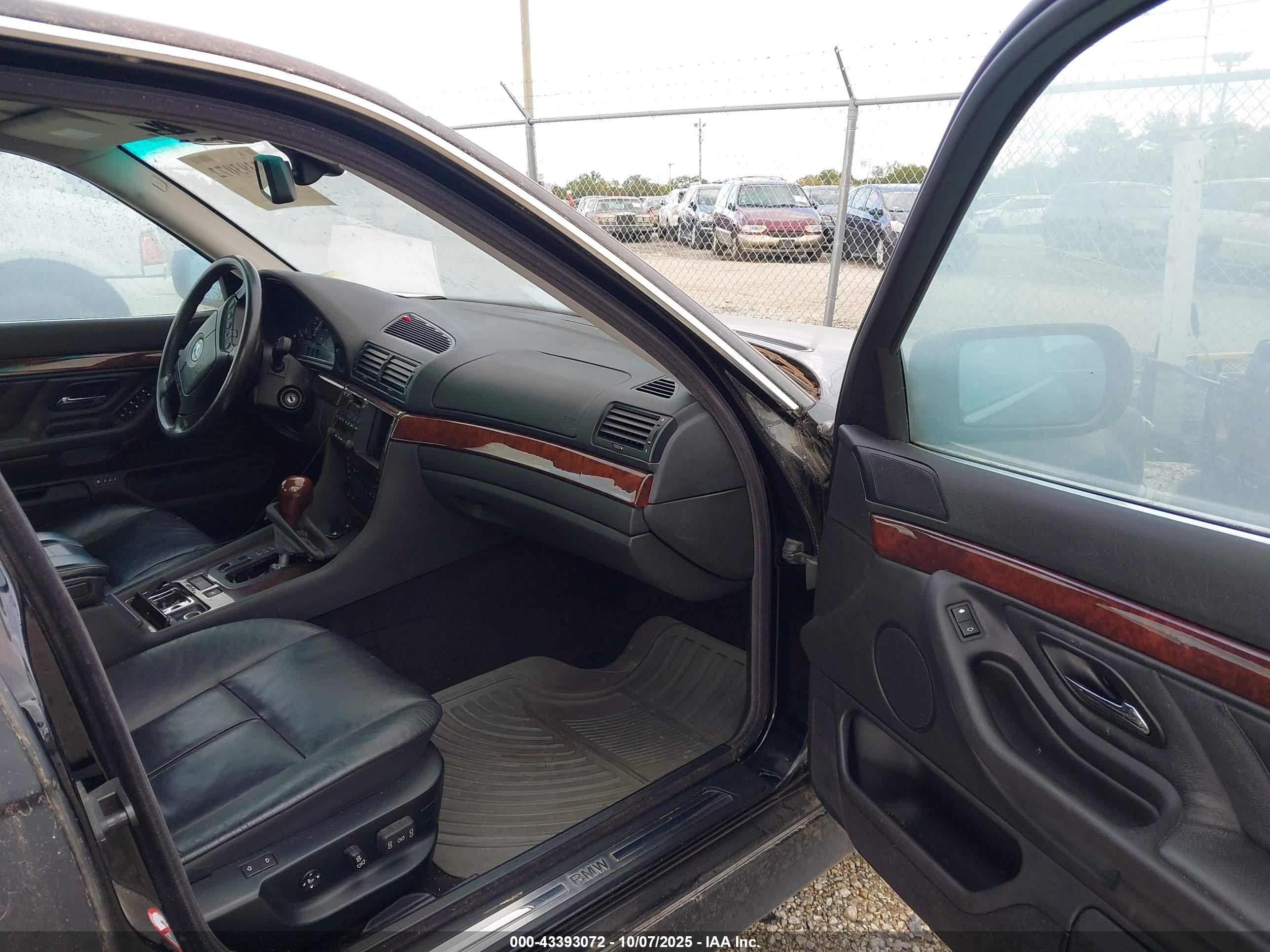 2001 Bmw 740il   Black vin: WBAGH83471DP23758