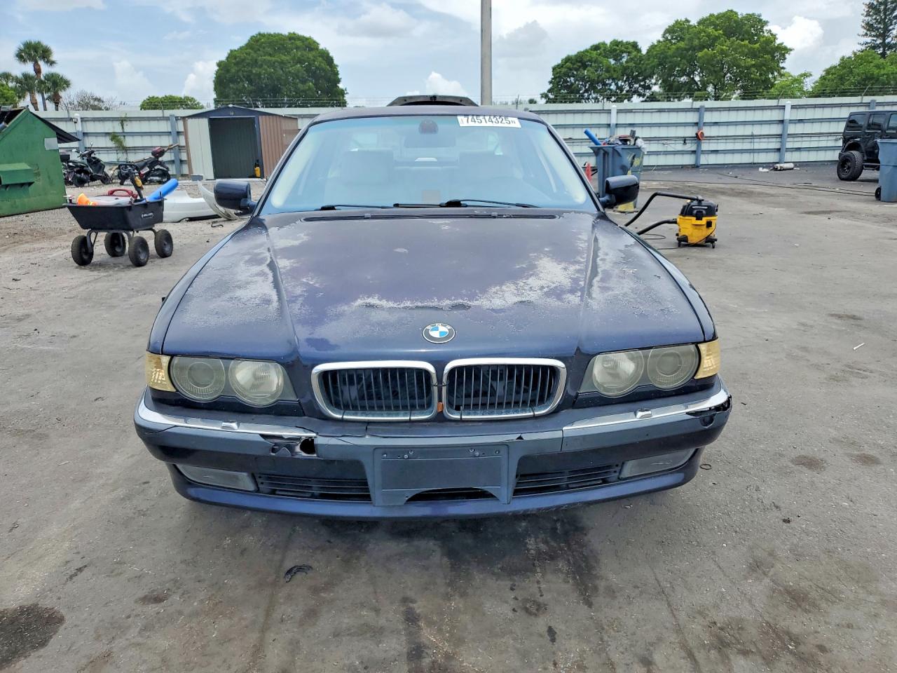 2001 Bmw 740 Il Blue vin: WBAGH83471DP25350