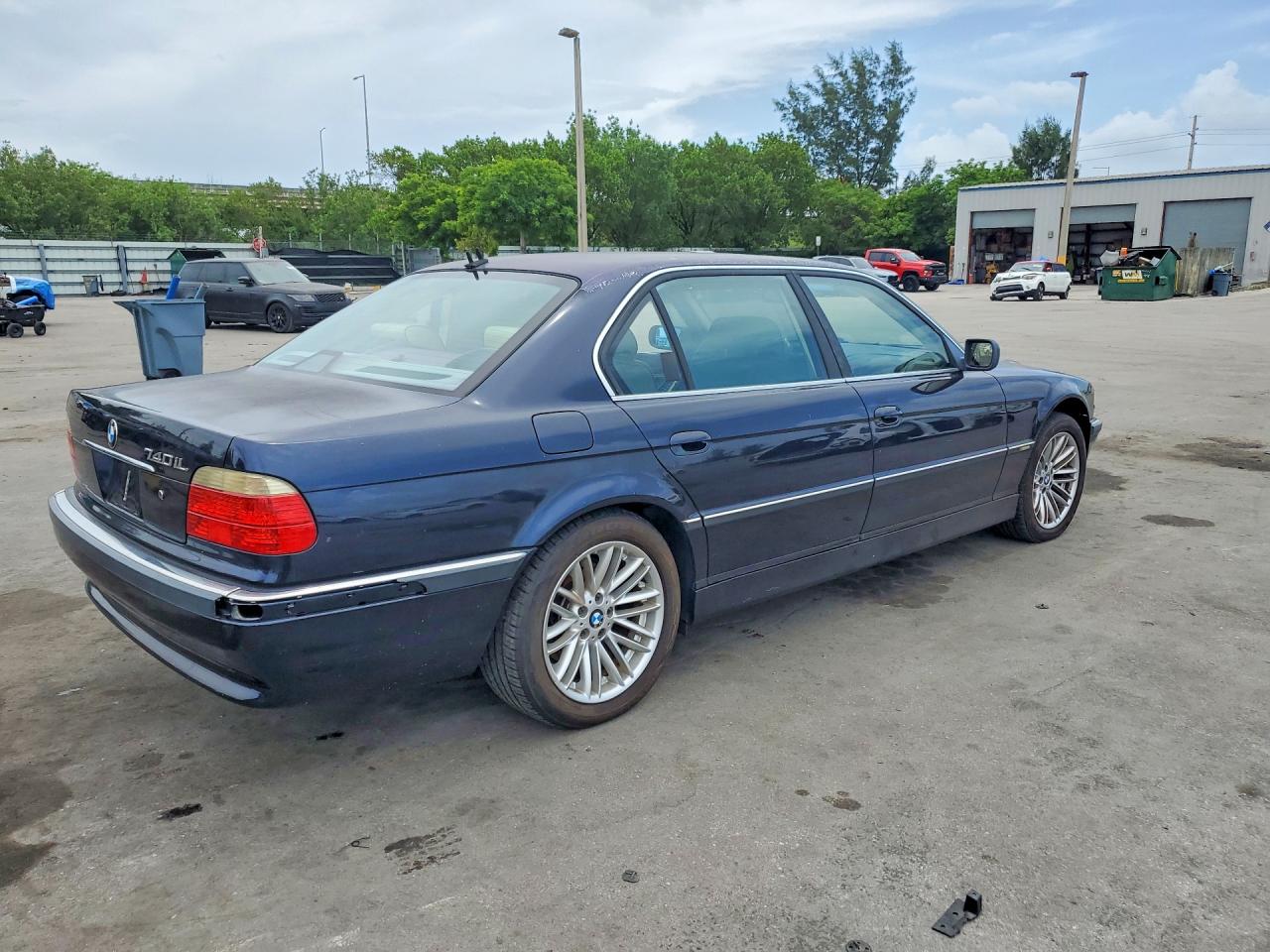 2001 Bmw 740 Il Blue vin: WBAGH83471DP25350
