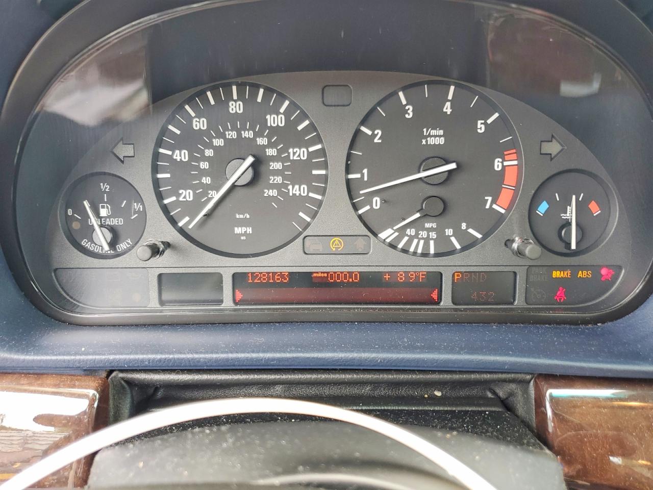 2001 Bmw 740 Il Blue vin: WBAGH83471DP25350