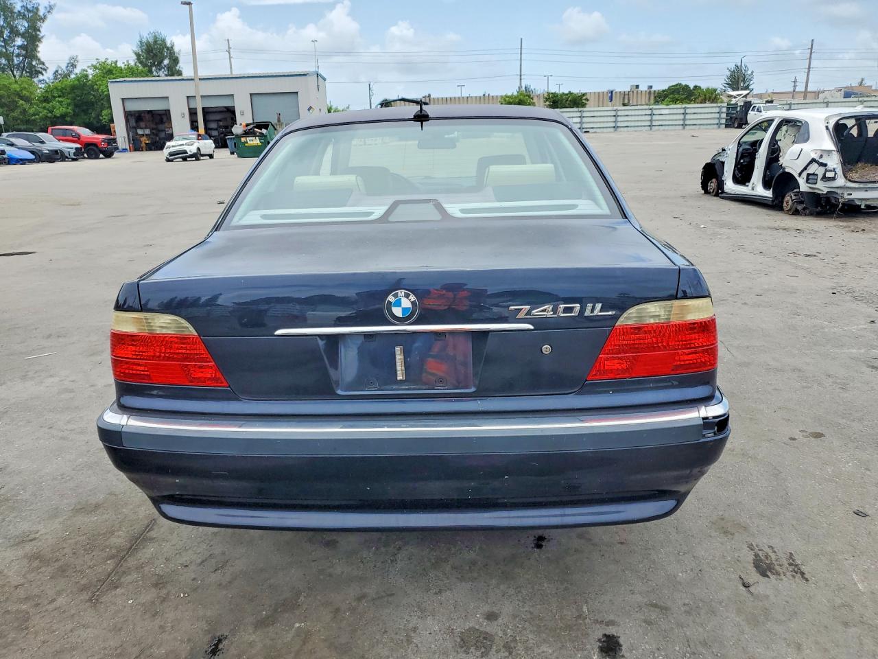 2001 Bmw 740 Il Blue vin: WBAGH83471DP25350