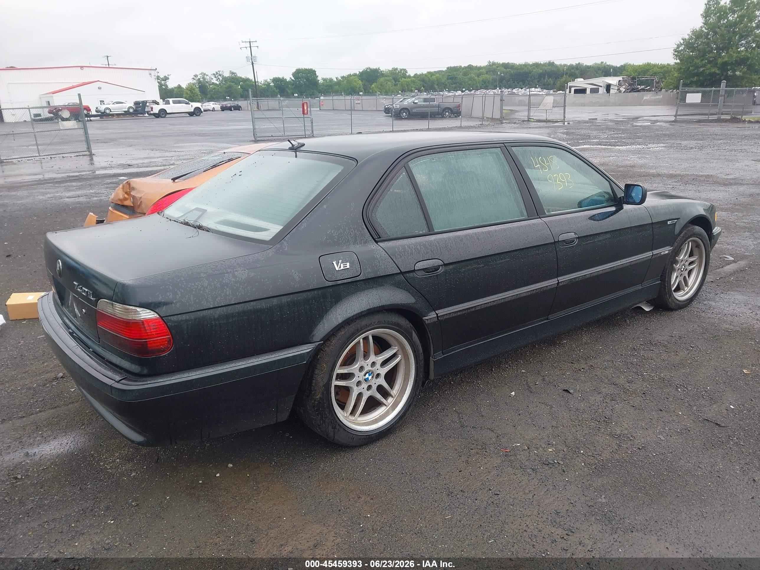 2001 Bmw 740il   Black vin: WBAGH83471DP32394