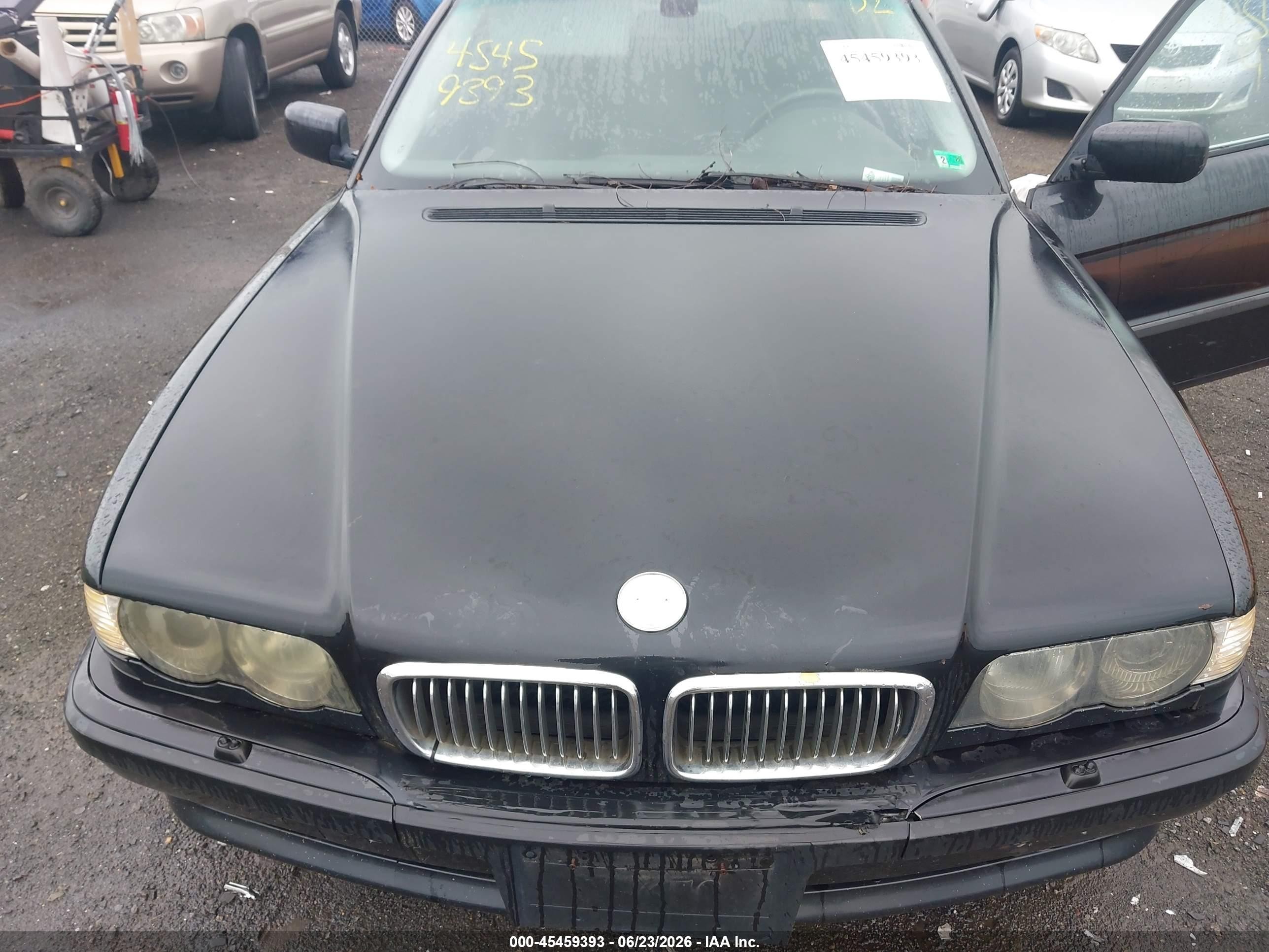 2001 Bmw 740il   Black vin: WBAGH83471DP32394