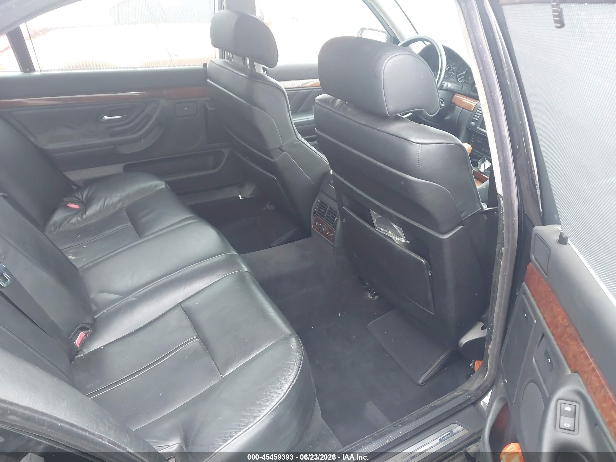 2001 Bmw 740il   Black vin: WBAGH83471DP32394