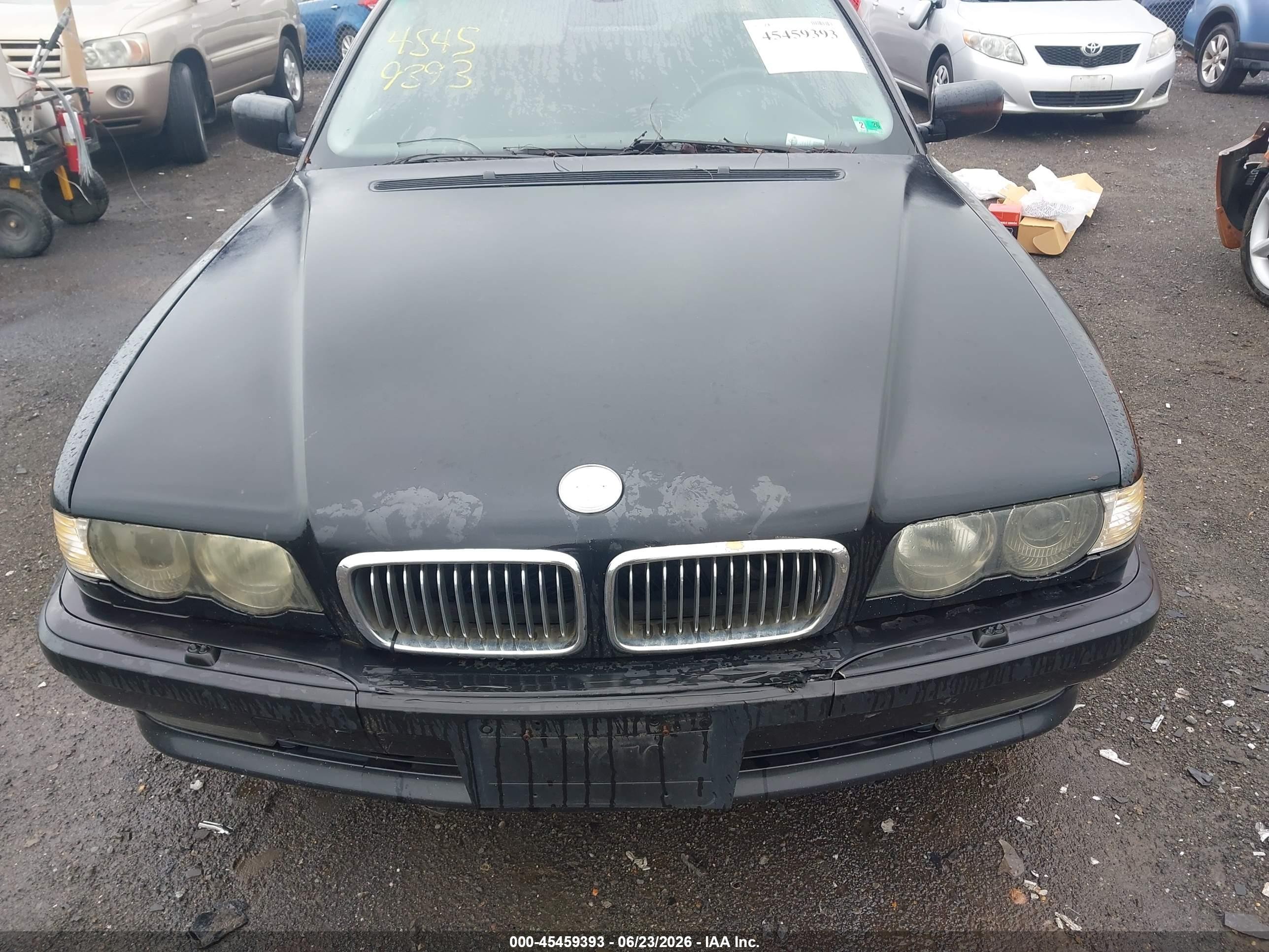 2001 Bmw 740il   Black vin: WBAGH83471DP32394