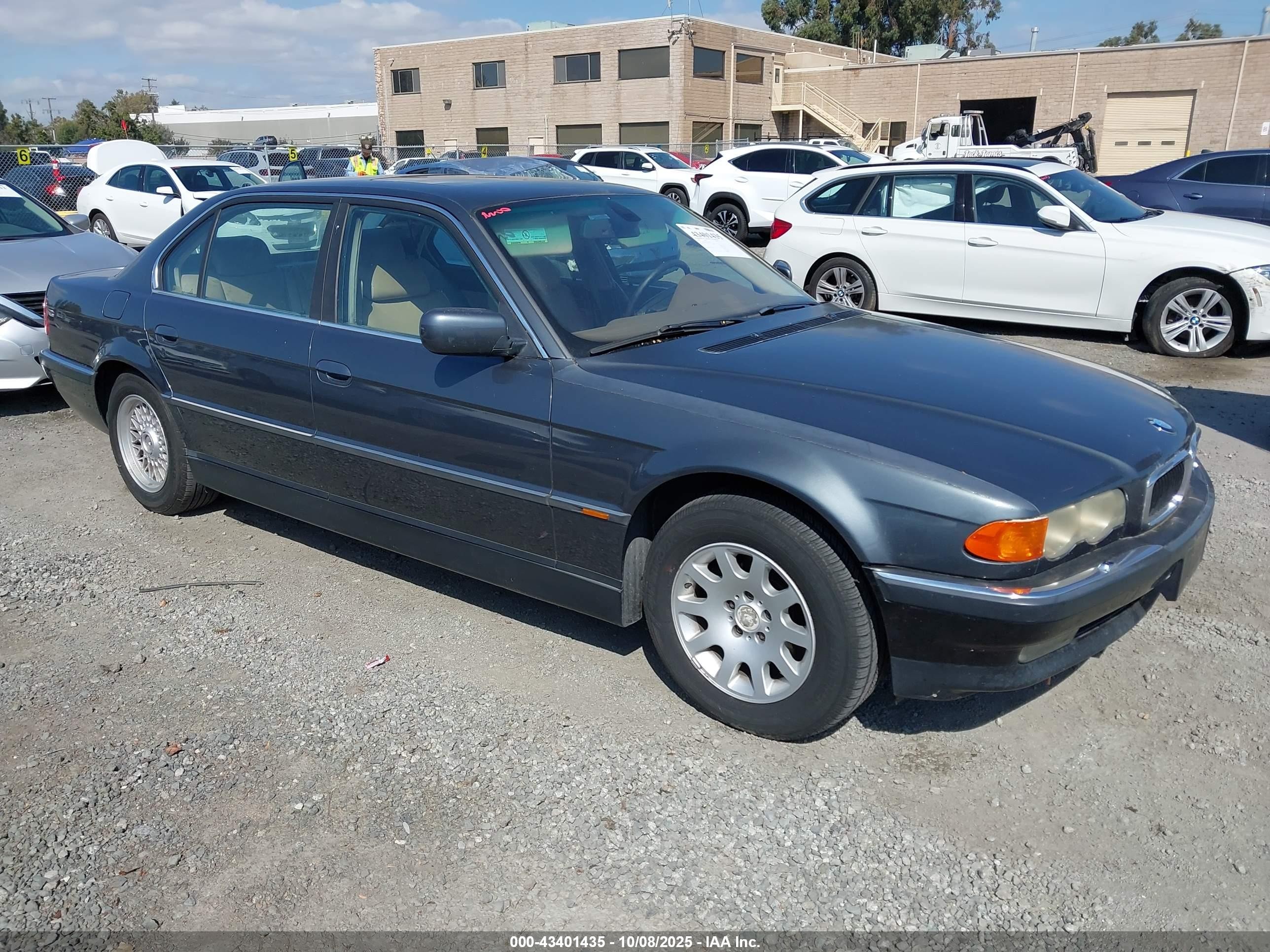 2000 Bmw 740il   Gray vin: WBAGH8347YDP09756