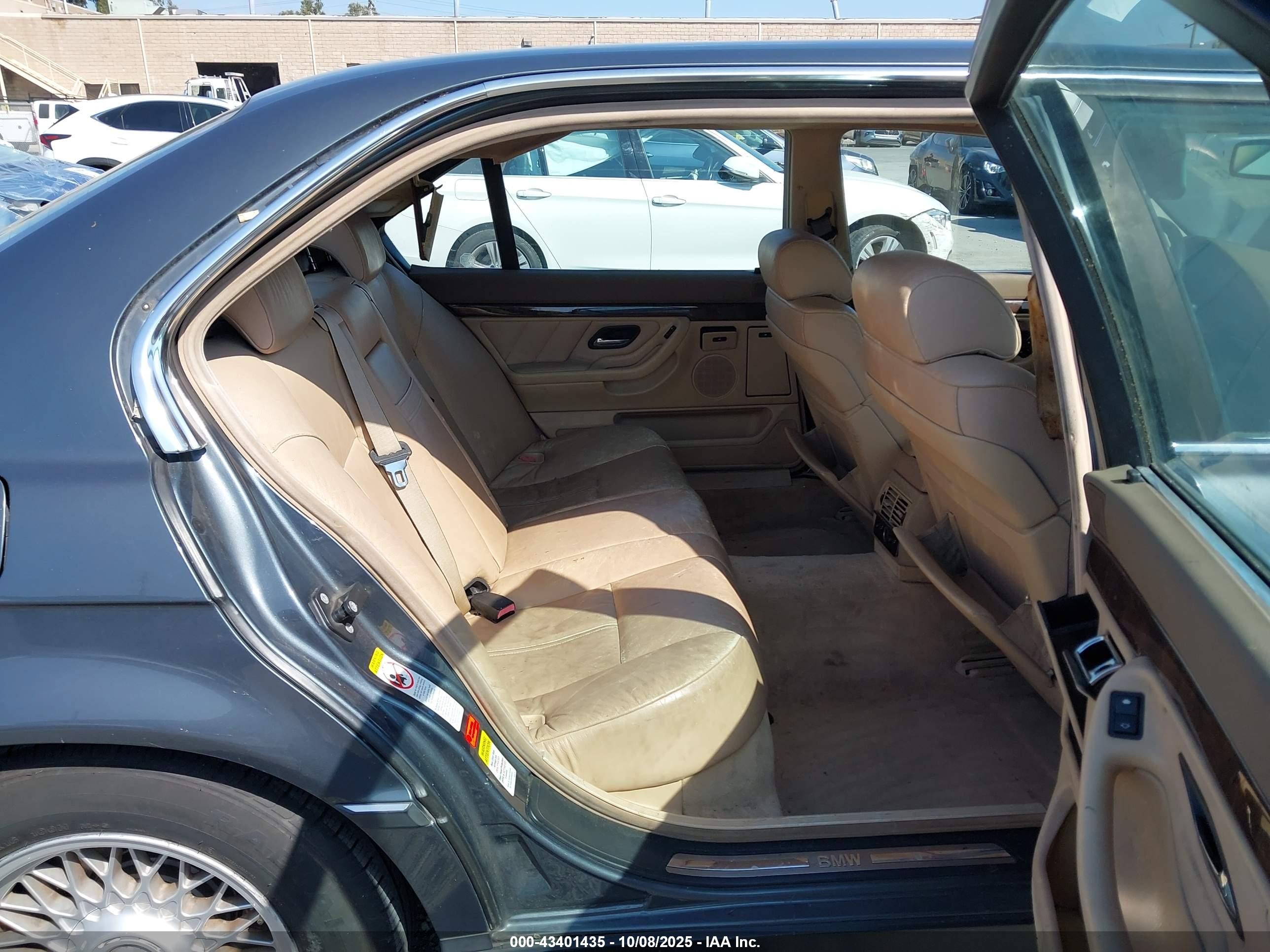 2000 Bmw 740il   Gray vin: WBAGH8347YDP09756