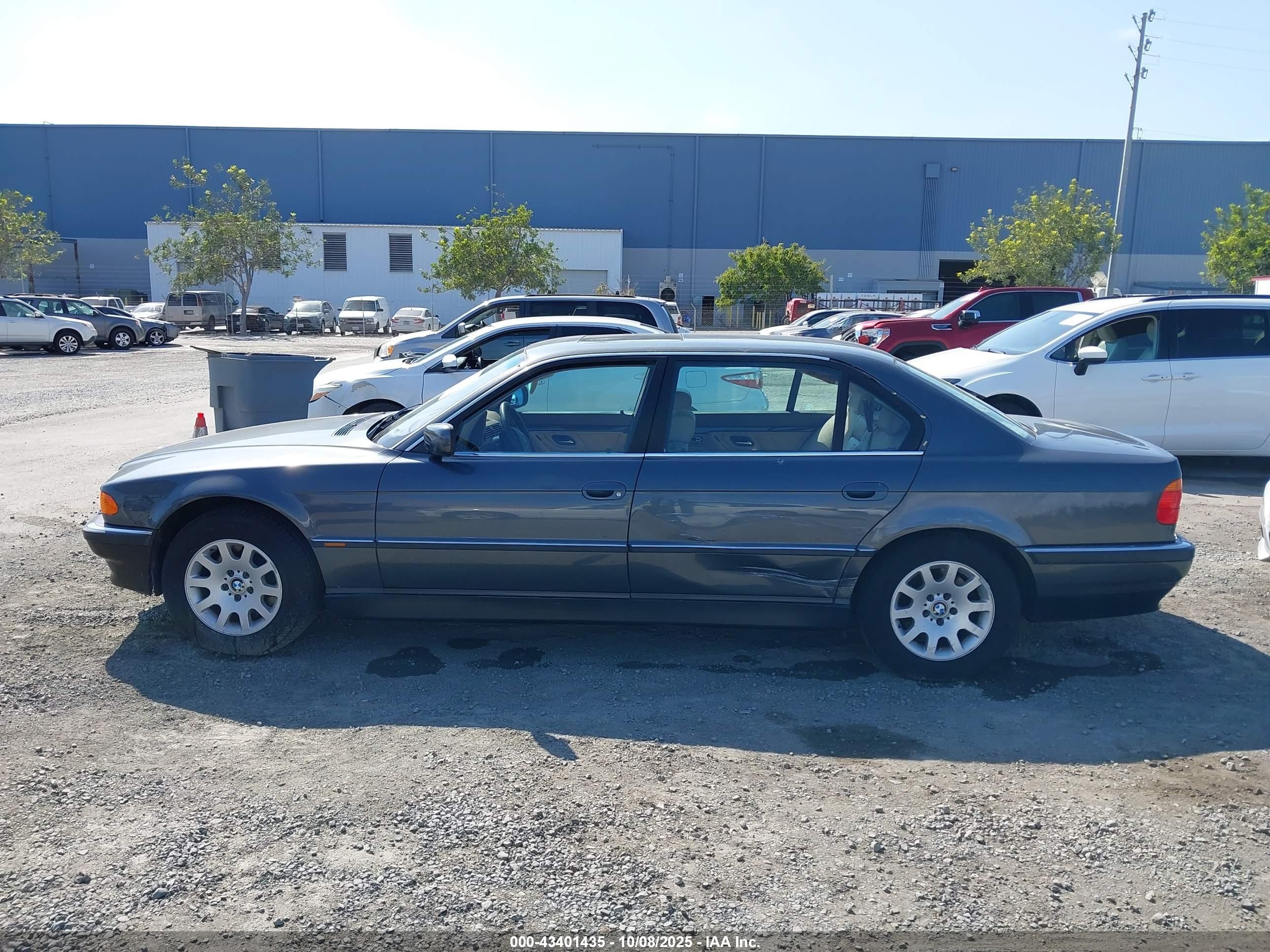 2000 Bmw 740il   Gray vin: WBAGH8347YDP09756