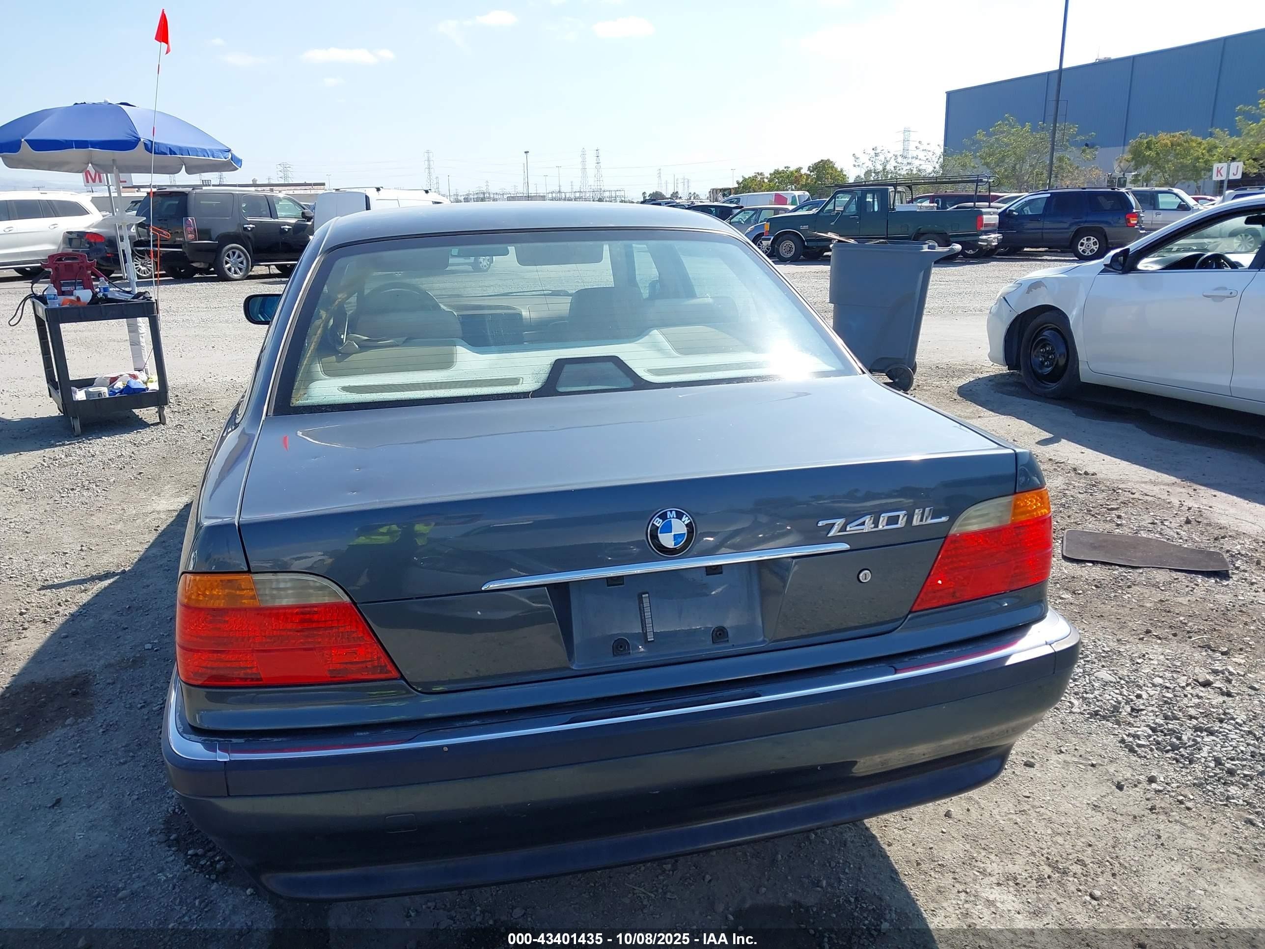 2000 Bmw 740il   Gray vin: WBAGH8347YDP09756