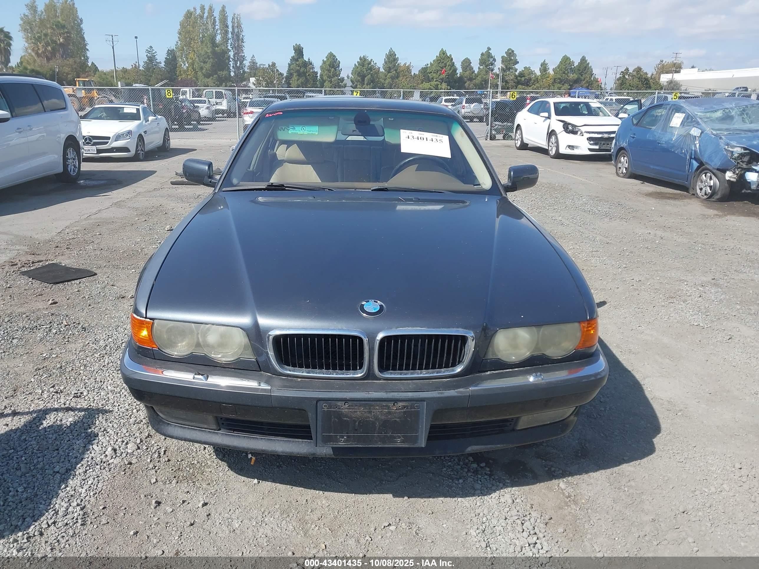 2000 Bmw 740il   Gray vin: WBAGH8347YDP09756