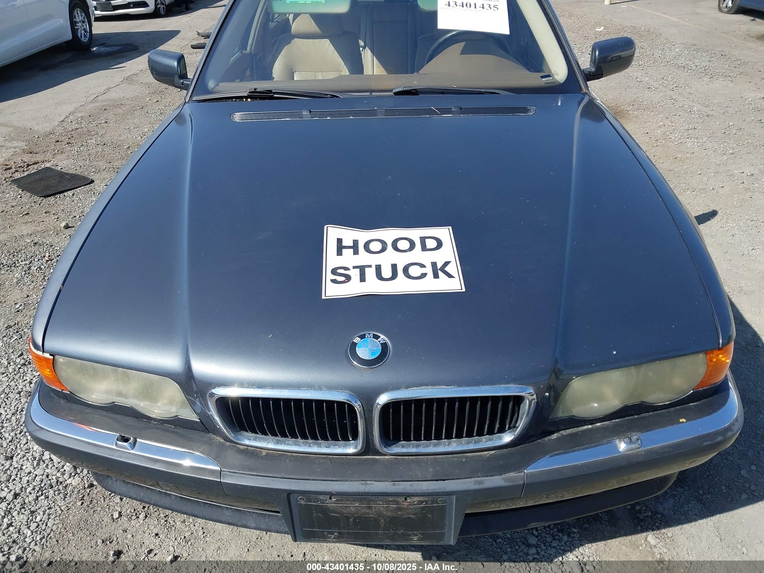 2000 Bmw 740il   Gray vin: WBAGH8347YDP09756