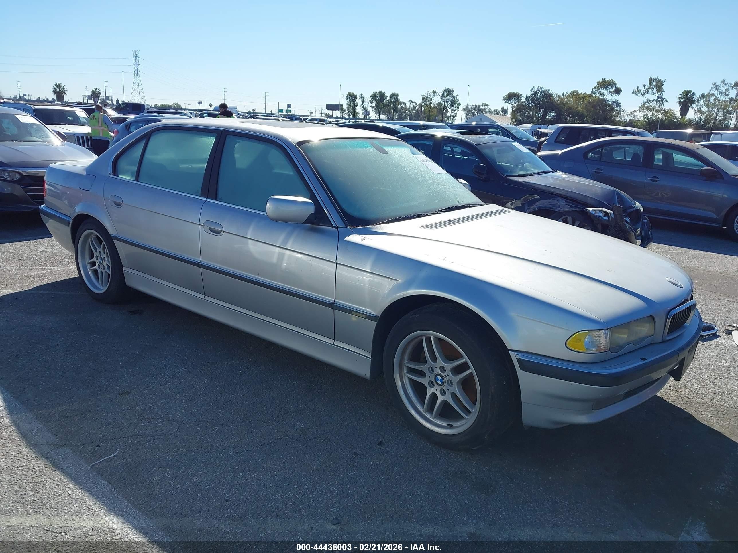 2000 Bmw 740il   Silver vin: WBAGH8347YDP11460