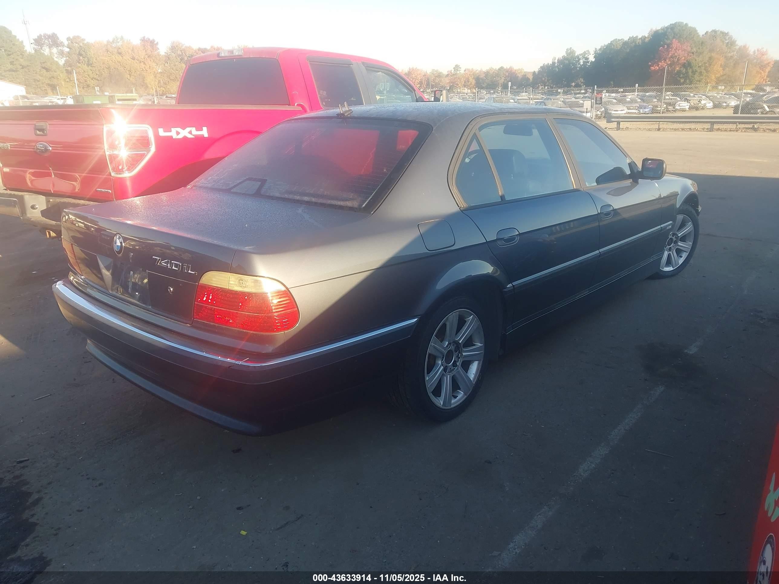 2001 Bmw 740il   Gray vin: WBAGH83481DP20223