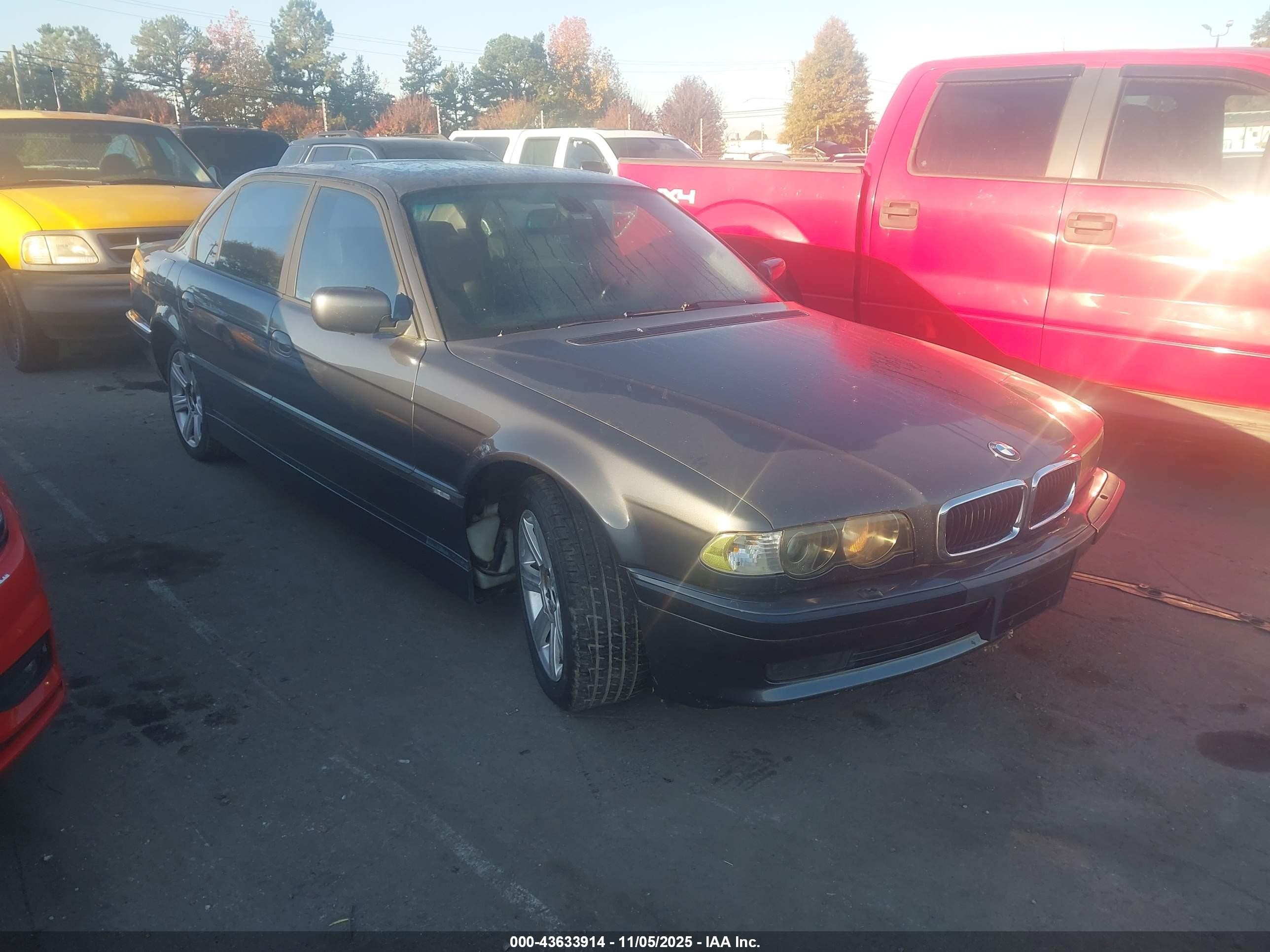 2001 Bmw 740il   Gray vin: WBAGH83481DP20223